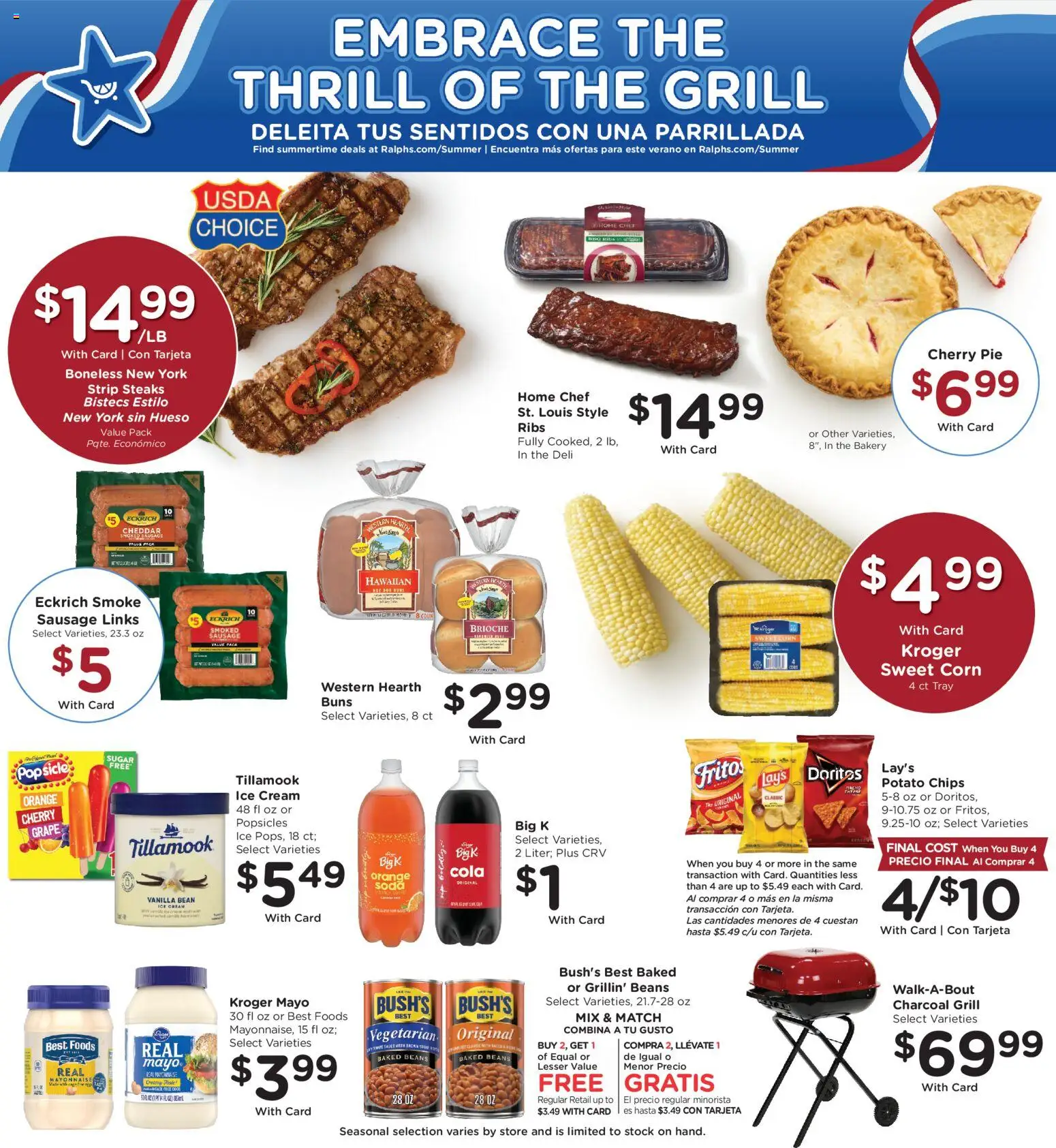 Ralphs Weekly Ad - valid from 08/26/2026 | Page: 7 | Products: Bakery, Corn, Charcoal, Vanilla bean