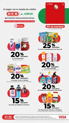 Vista previa de H-E-B folleto Ofertas, nuevo folleto de la tienda, válido en México a partir del 08/09/2026 | Página: 4