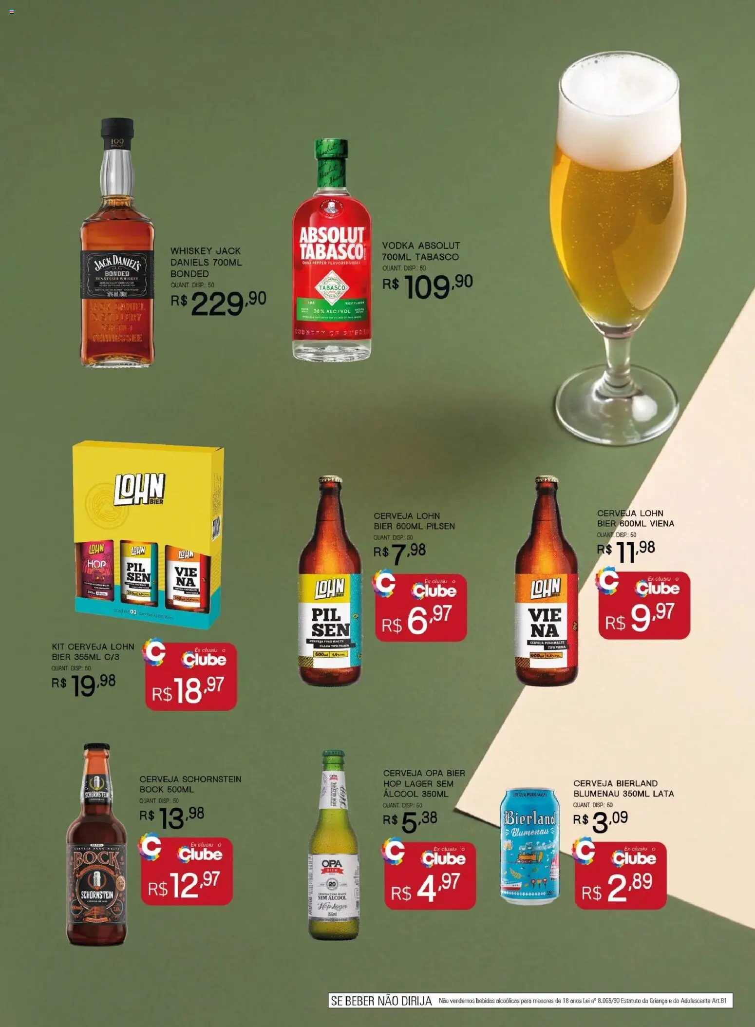 Bistek Supermercados Folheto - válido de 29/07/2026 | Página: 7 | Produtos: Cerveja, Vodka