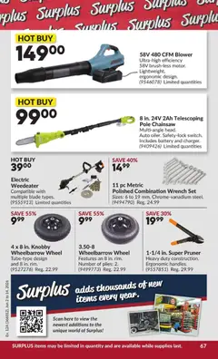 Preview of Princess Auto weekly flyer - 2 Week Sale! from shop Princess Auto valid from 02.06.2026 | Page: 68