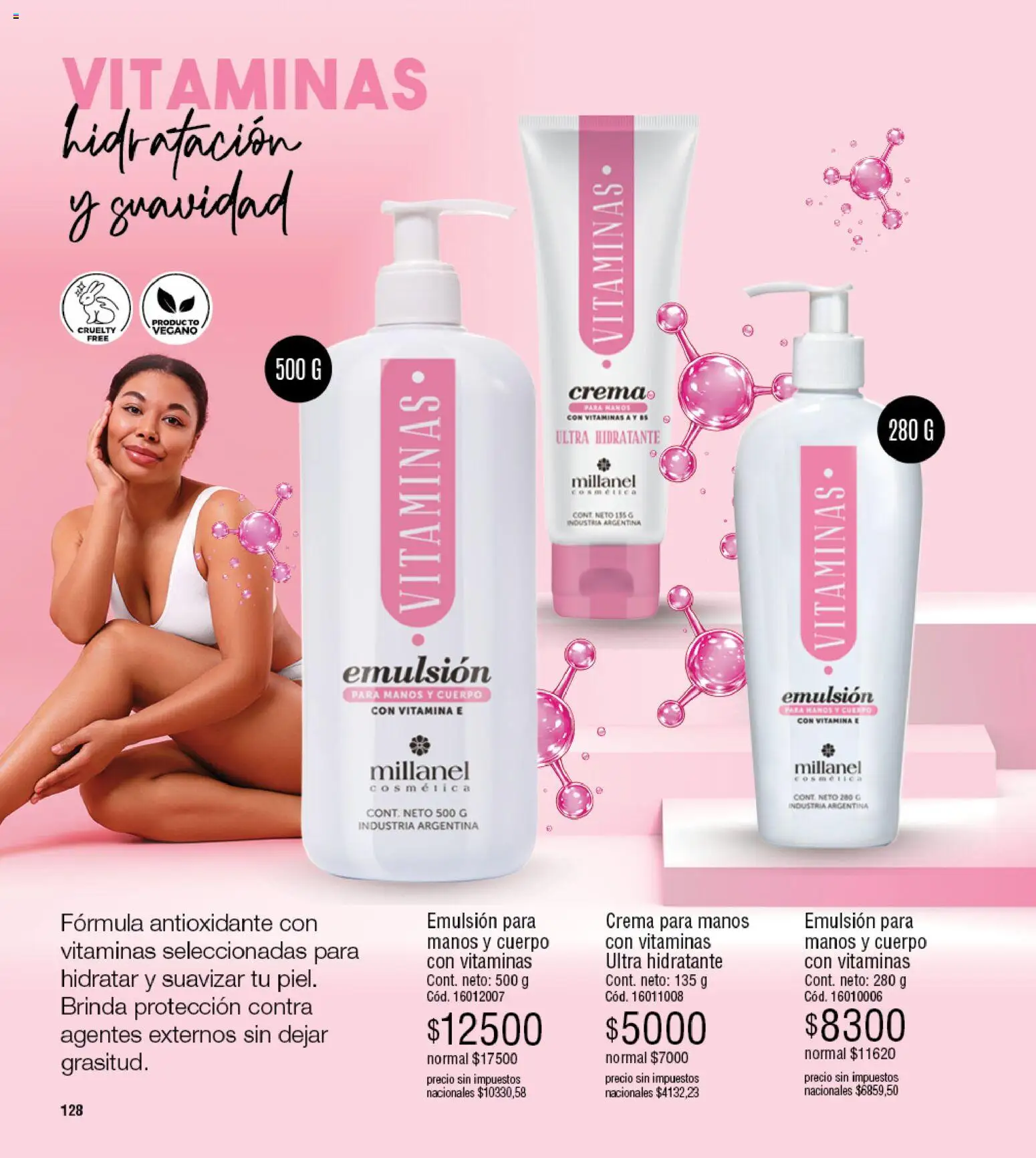 Millanel - Catálogo │ válido desde el 20/07/2026 | Página: 152 | Productos: Vitaminas, Crema para manos, Emulsión, Crema