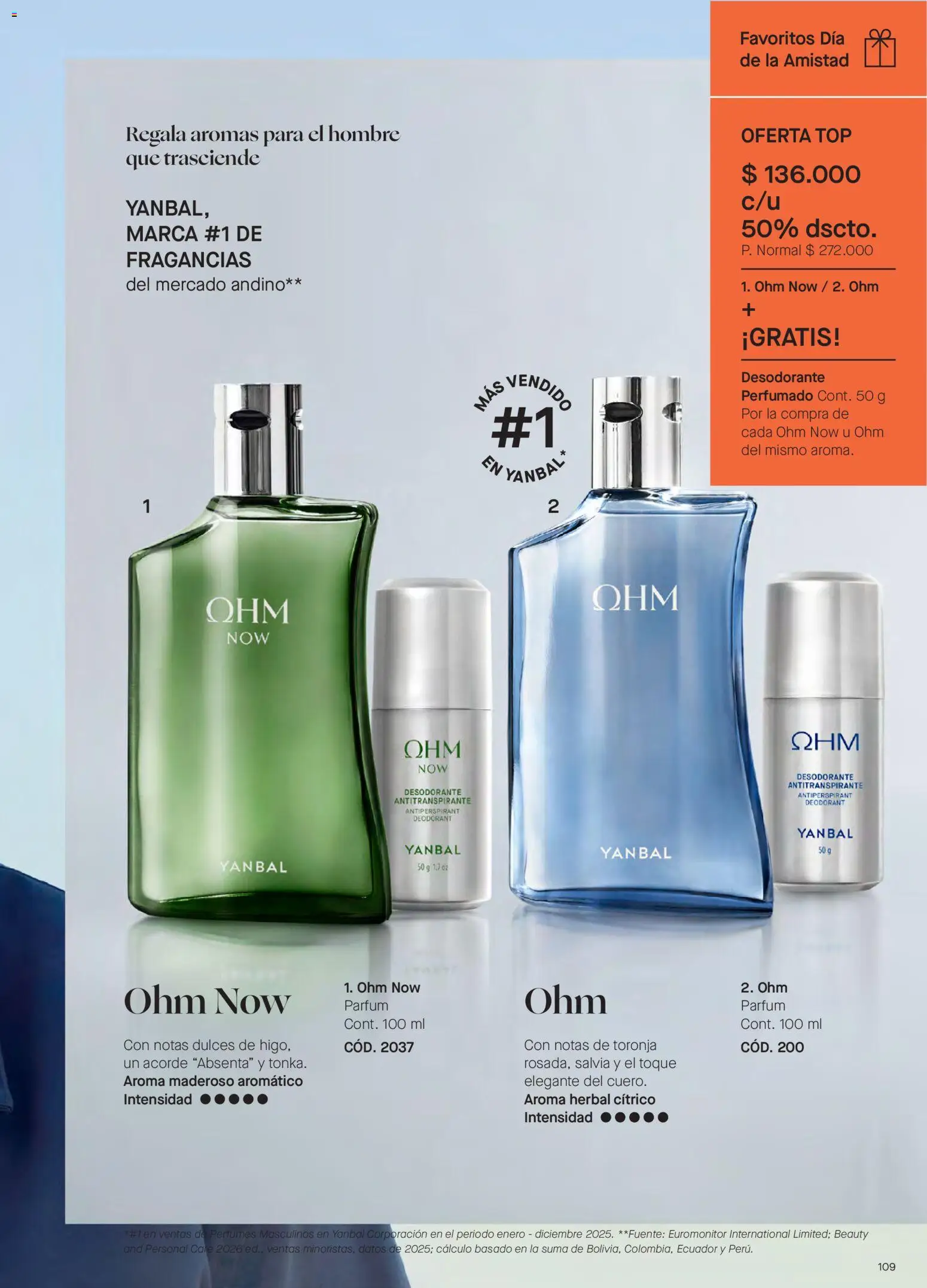 Yanbal revista - valida desde el 15/08/2026 | Página: 109 | Productos: Perfumes, Top, Desodorante, Antitranspirante