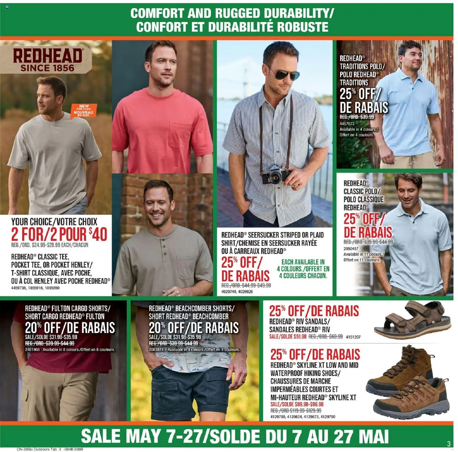 Cabelas flyer valid from 07.05.2026 | Page: 3 | Products: Tshirt