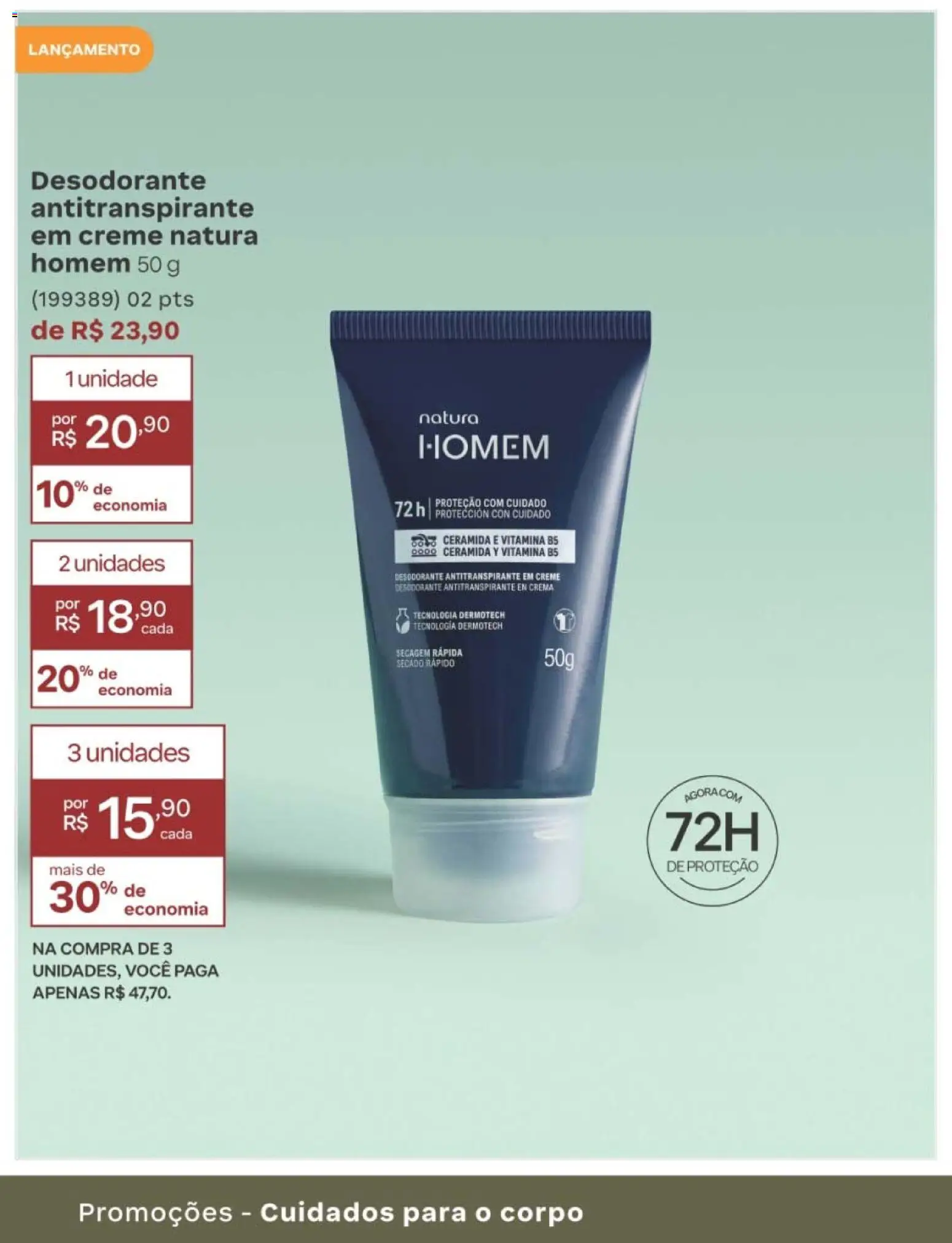Natura Folheto - válido de 10/08/2026 | Página: 219 | Produtos: Desodorante, Creme