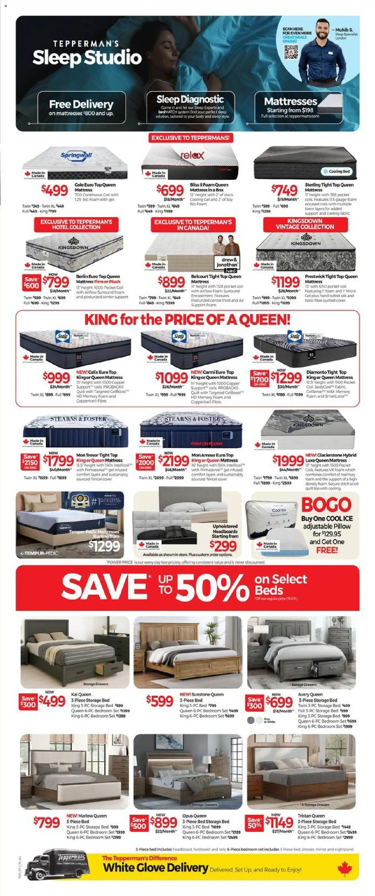 Tepperman's flyer valid from 08.05.2026 | Page: 7 | Products: PC, Bed, Mattress, Box