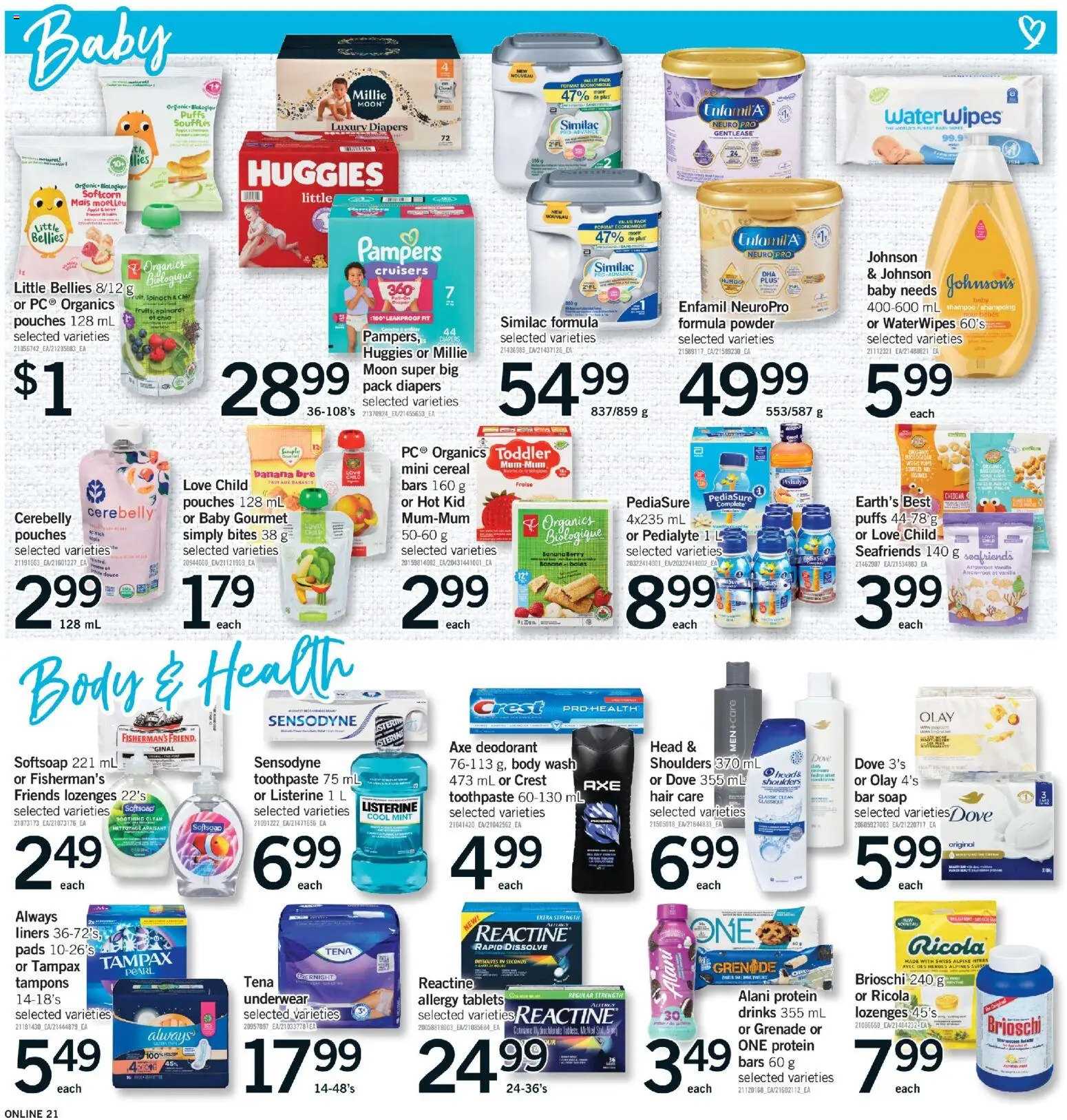 Fortinos flyer valid from 28.05.2026 | Page: 20 | Products: Soap, Body wash, Deodorant, Toothpaste