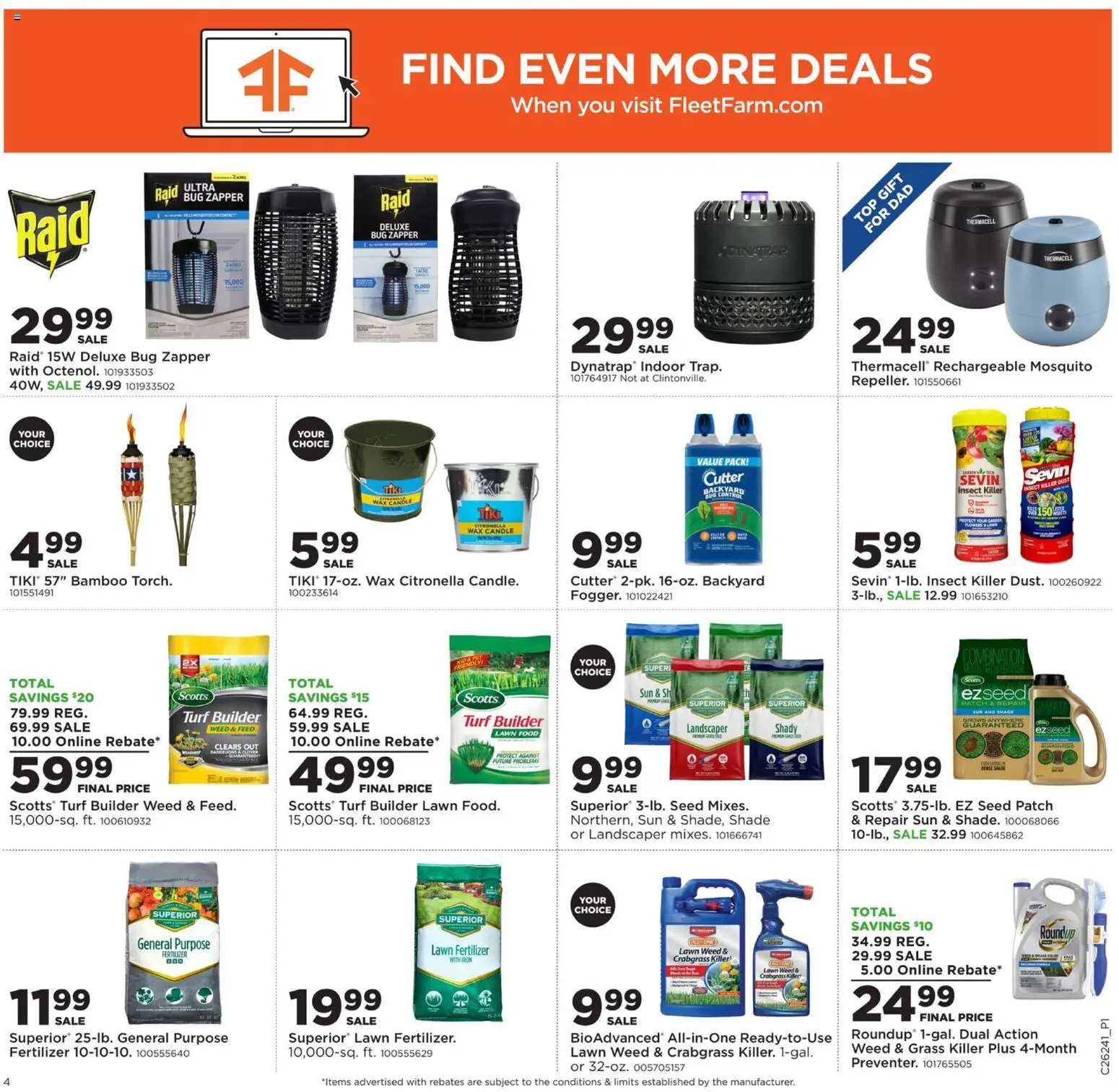 Mills Fleet Farm Weekly Ad - valid from 08.06.2026 | Page: 6 | Products: Cutter, Iron