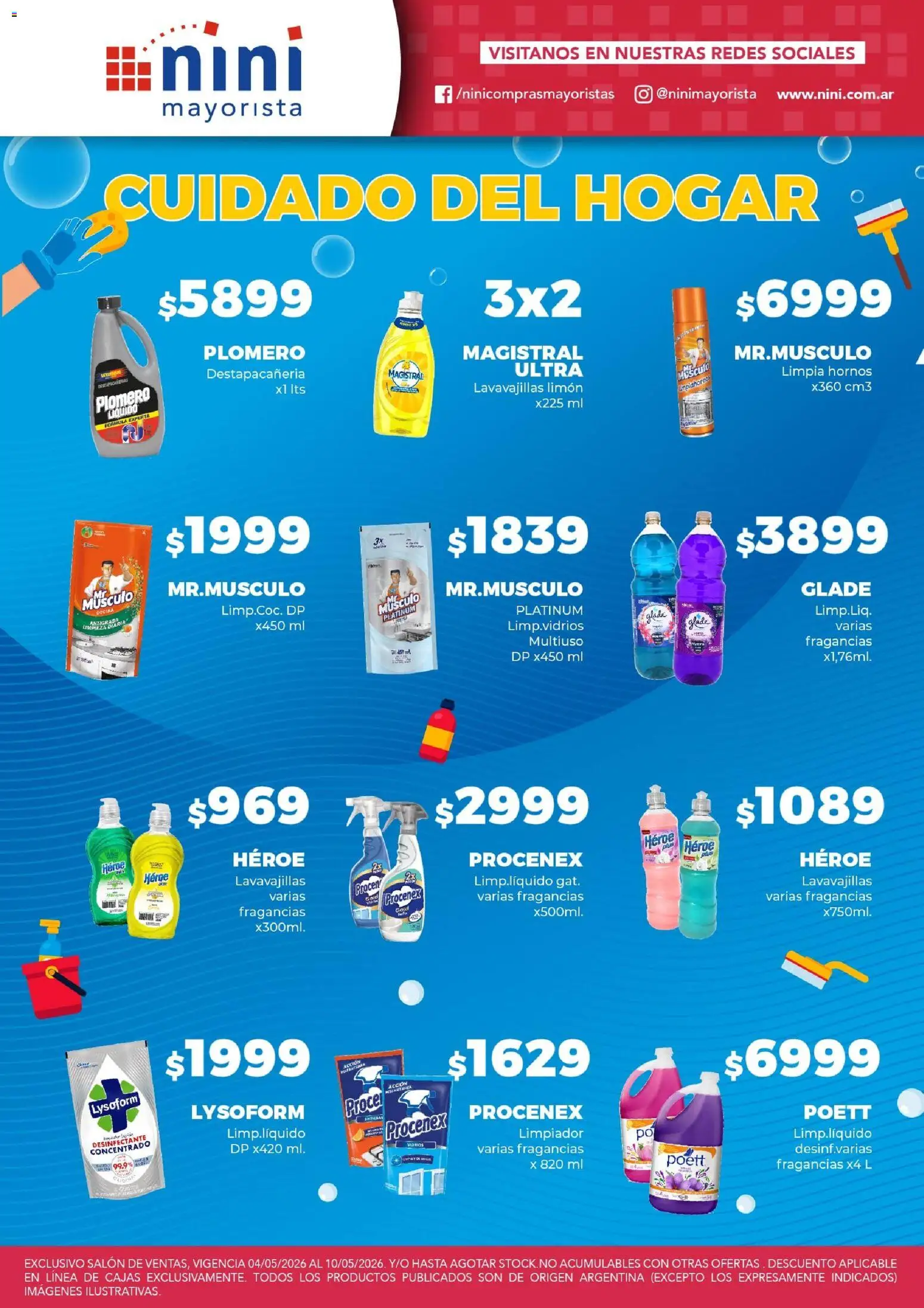 NINI Mayorista ofertas │ válido desde el 04.05.2026 | Página: 11 | Productos: Antigrasa, Cocina, Lavavajillas, Limón