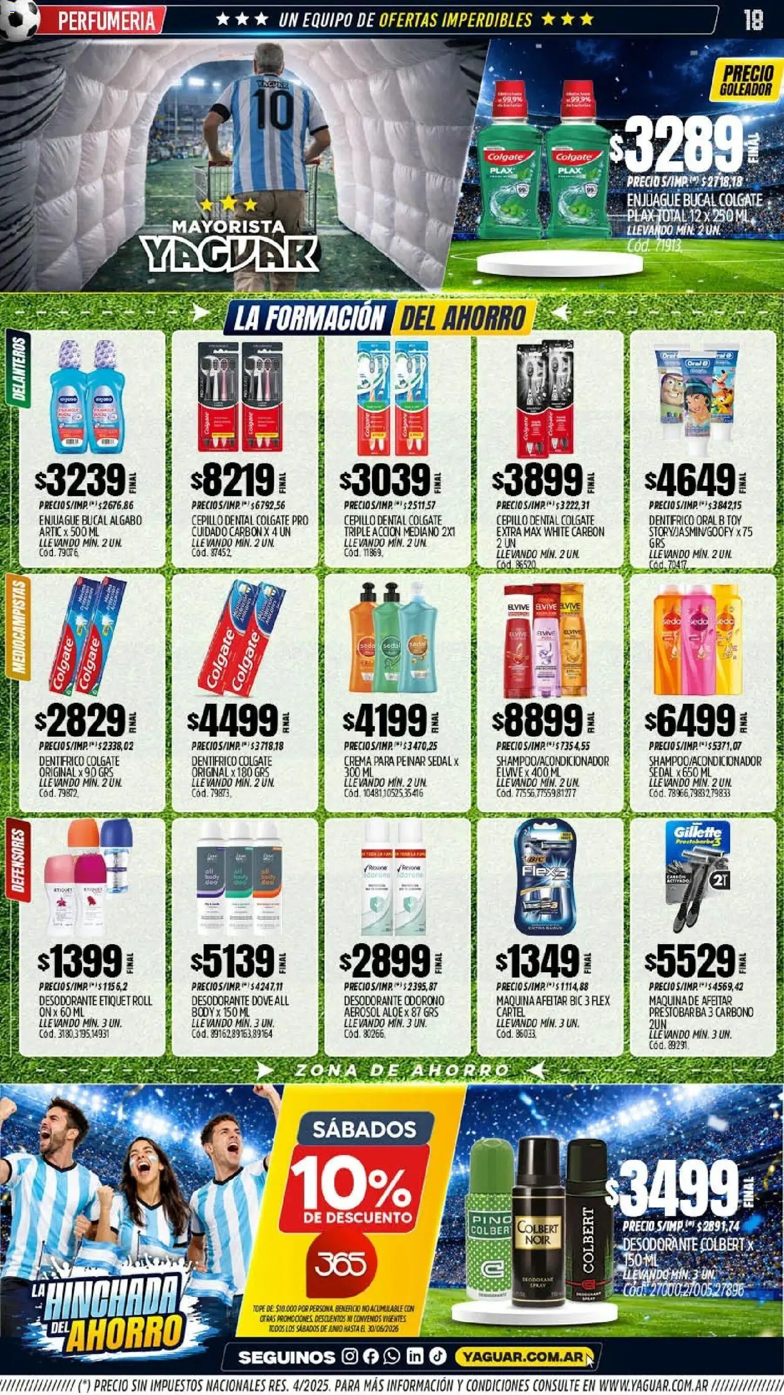 Yaguar - Oferta Semanal Misiones │ válido desde el 15.06.2026 | Página: 17 | Productos: Body, Cepillo, Enjuague bucal, Crema