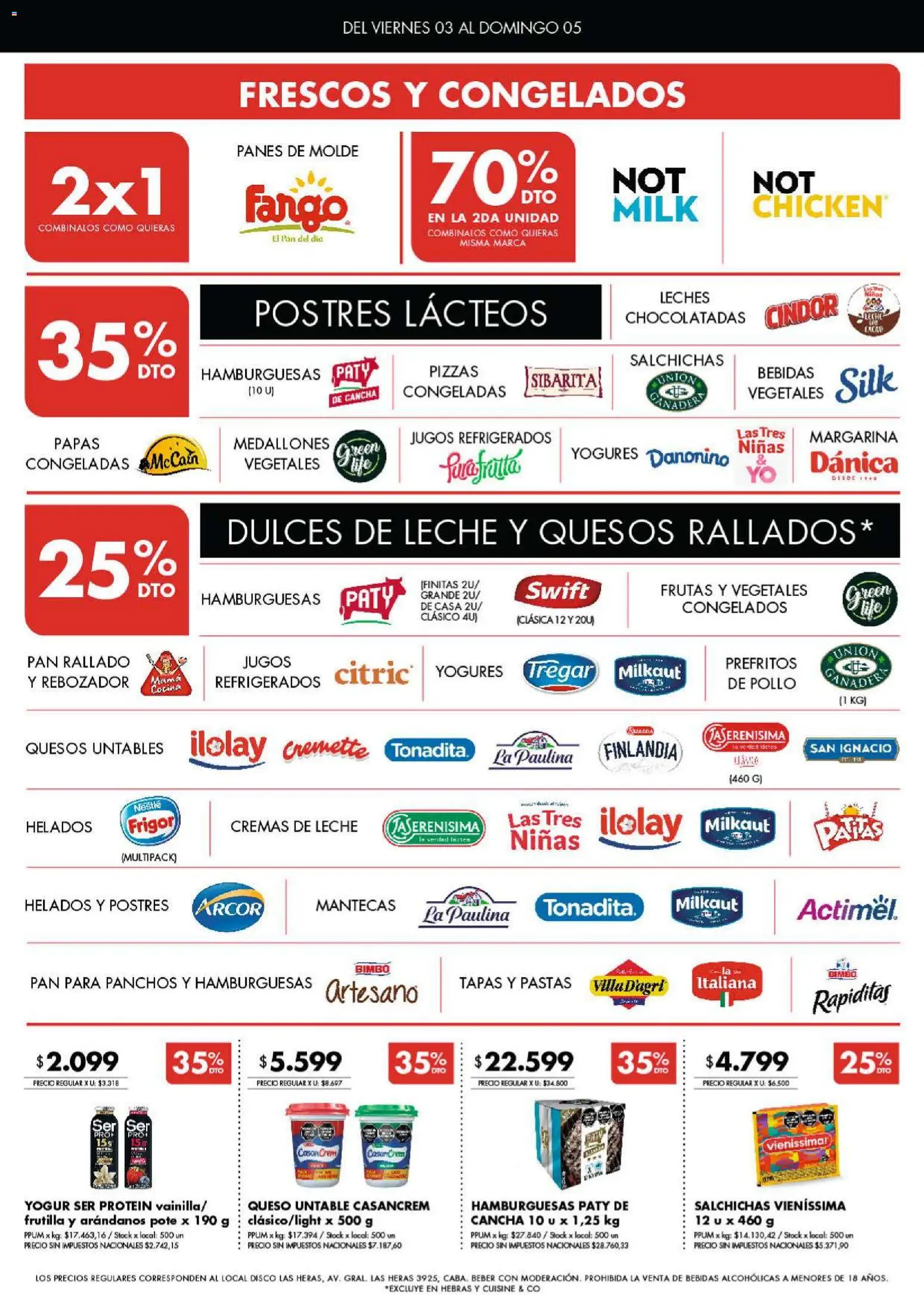 Disco ofertas │ válido desde el 03/07/2026 | Página: 4 | Productos: Cocina, Molde, Pollo, Leche