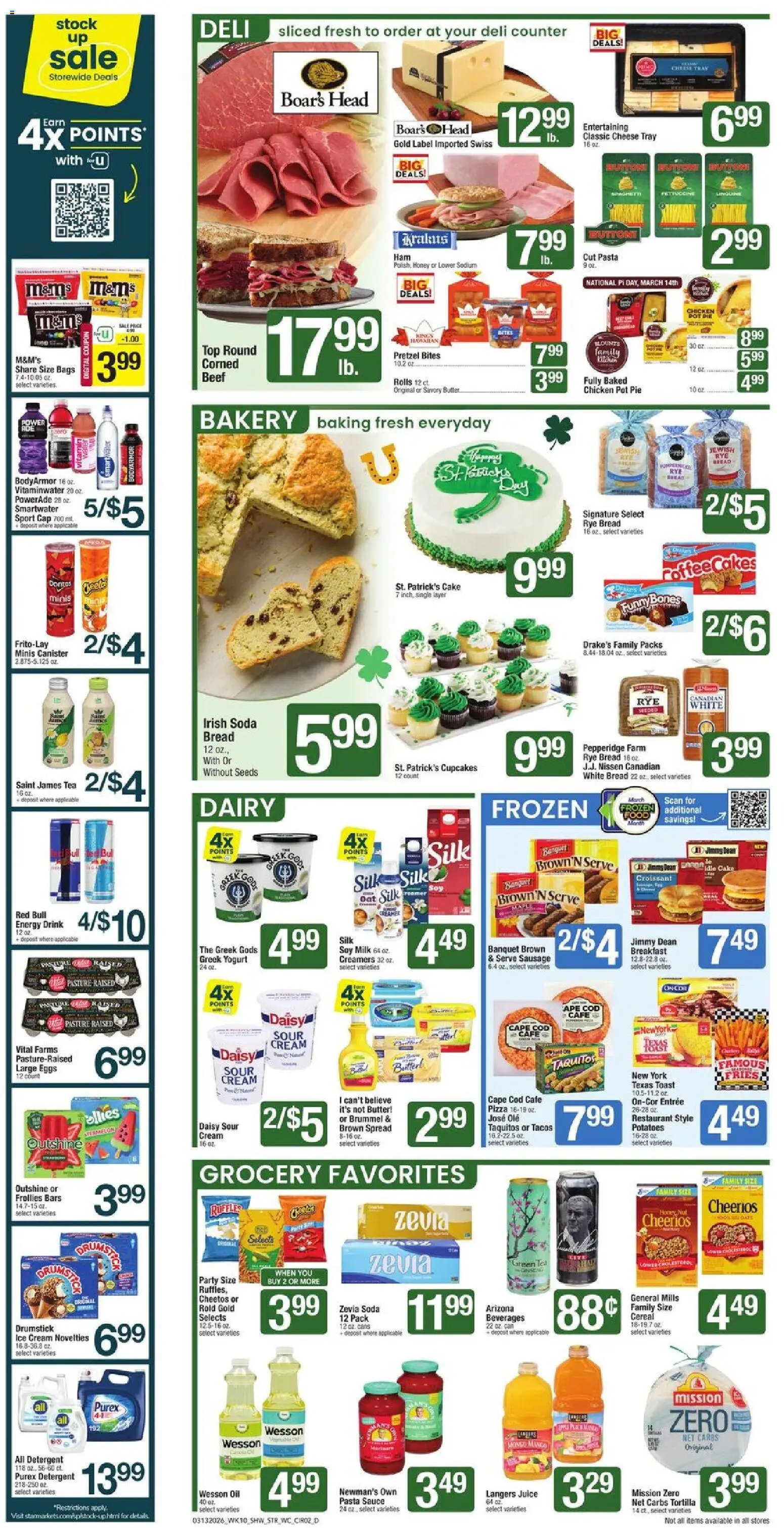 Star Market Weekly Ad - MA - valid from 13.03.2026 | Page: 2 | Products: Wc, Butter, Pizza, Sauce