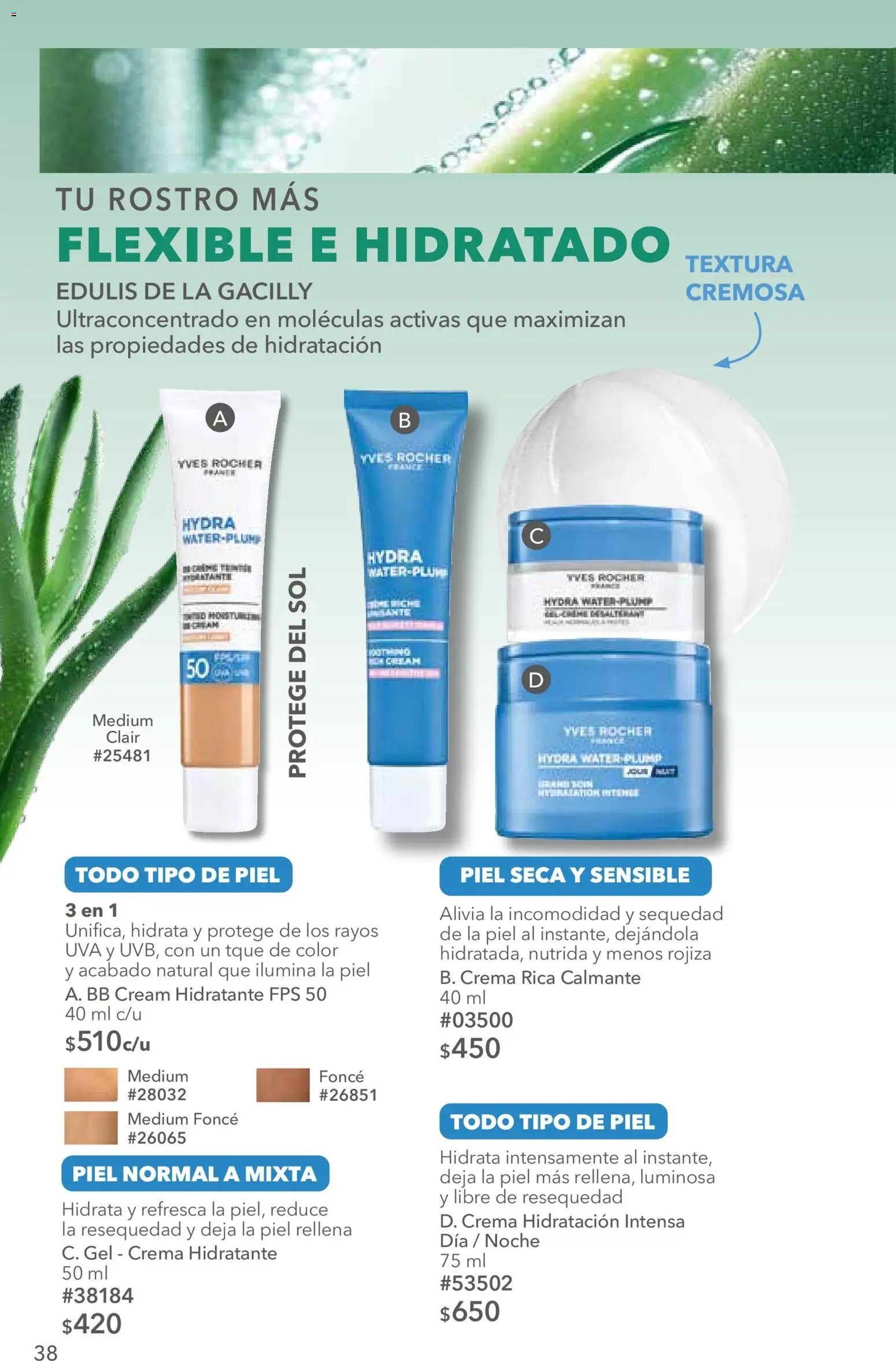 Nuevas ofertas de Yves Rocher válidas en toda la República Mexicana desde el 25/08/2026. ¡Encuentra las mejores ofertas en Yves Rocher campaña 12 2026! | Página: 38 | Productos: Crema, Uva, Flexible