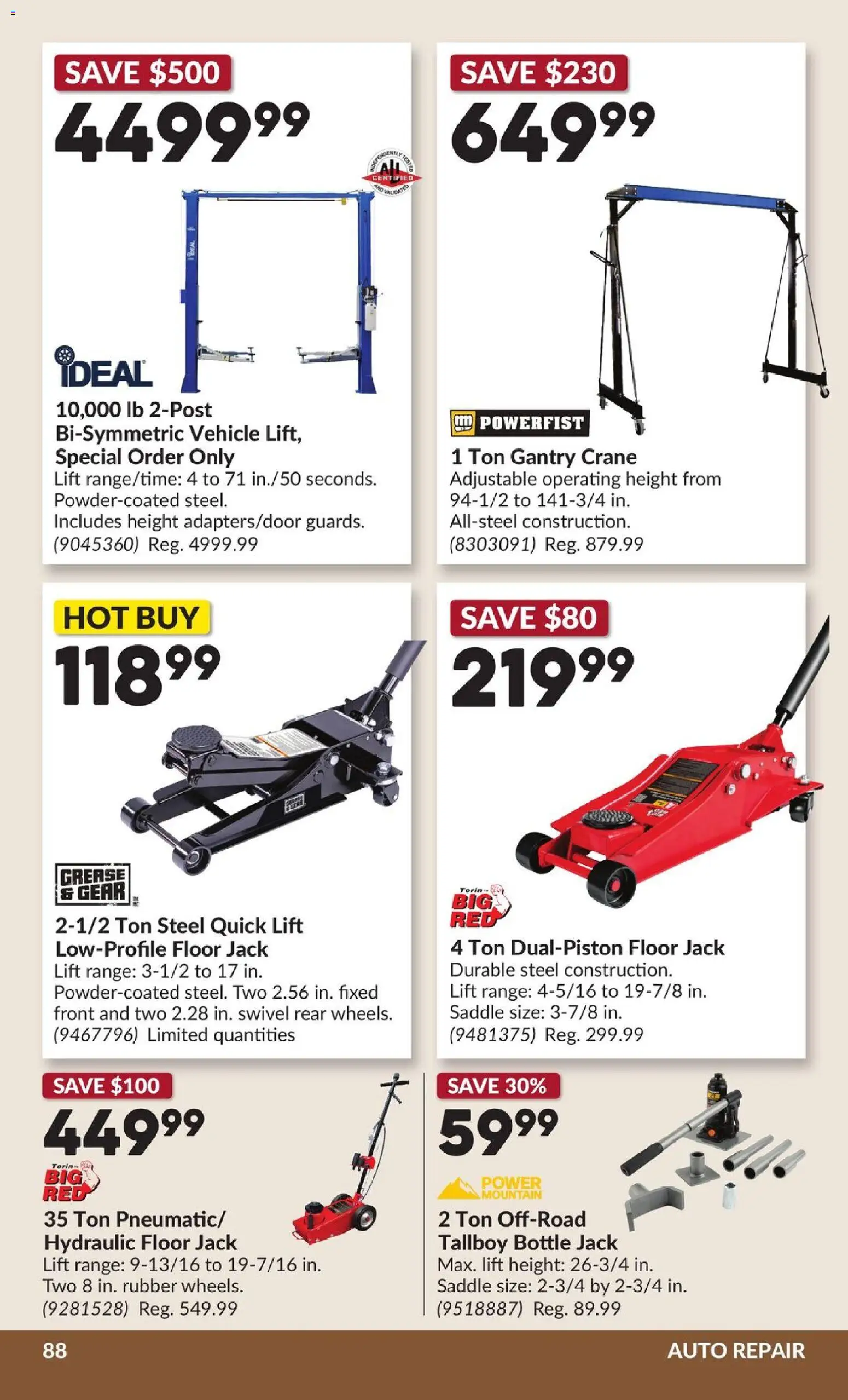 Princess Auto flyer valid from Sep 22, 2026 | Page: 93