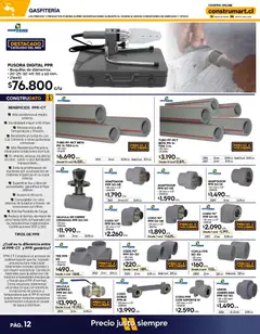 Construmart Ofertas válido desde el 30.04.2026 | Página: 12 | Productos: Agua, Adaptador
