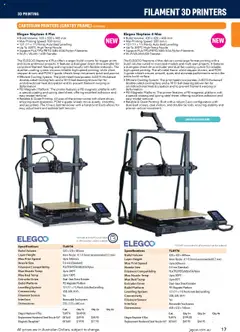 Preview of Jaycar Engineering & Scientific Catalogue 2025/2026  - valid from 09.07.2025 | Page: 17 | Products: Tie, Printer, Usb, Fan