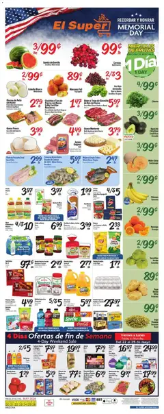 Preview of El Super weekly ads valid from 20.05.2026
