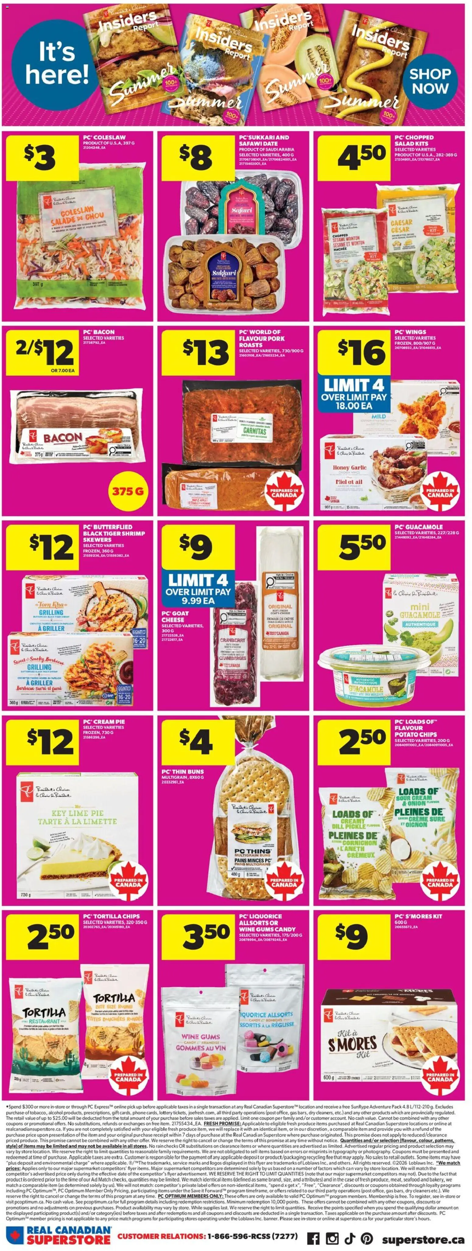 Real Canadian Superstore flyer valid from Jul 2, 2026 | Page: 11 | Products: Sour cream, Case, Cheese, Wine