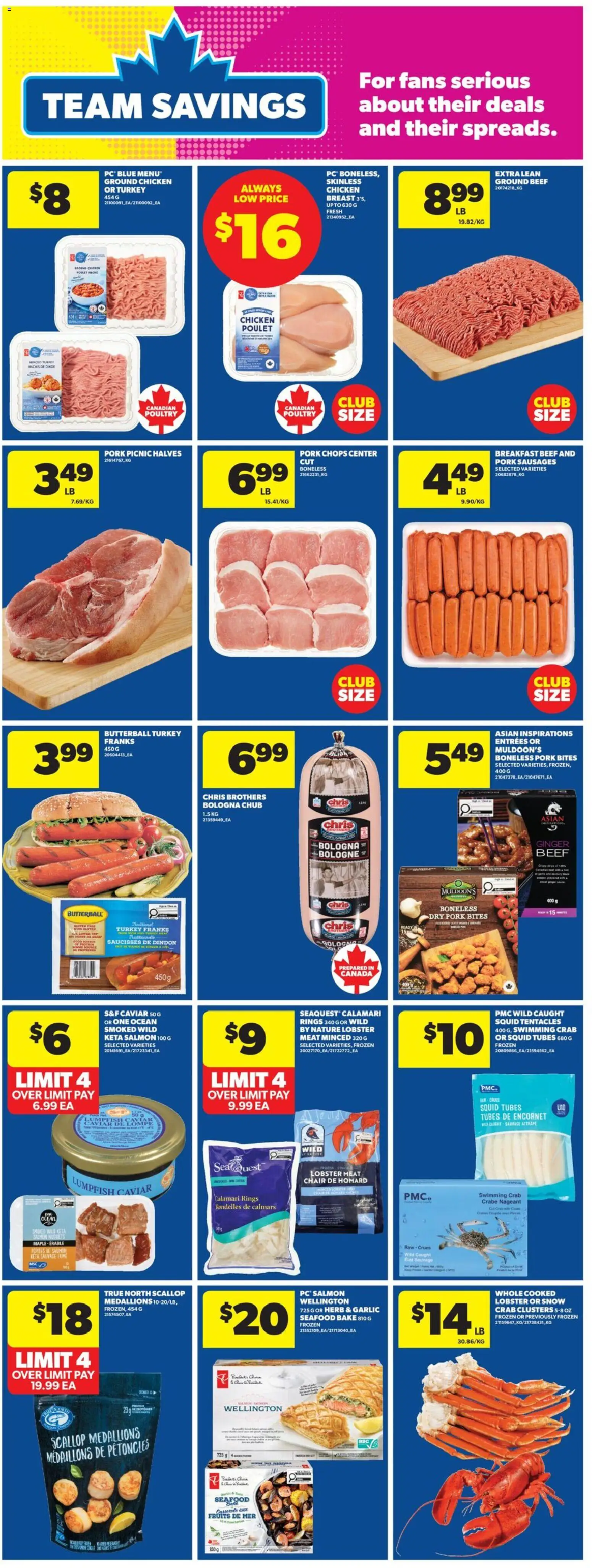 Real Canadian Superstore flyer valid from 18.06.2026 | Page: 21 | Products: Beef, Turkey, Chair, Pork