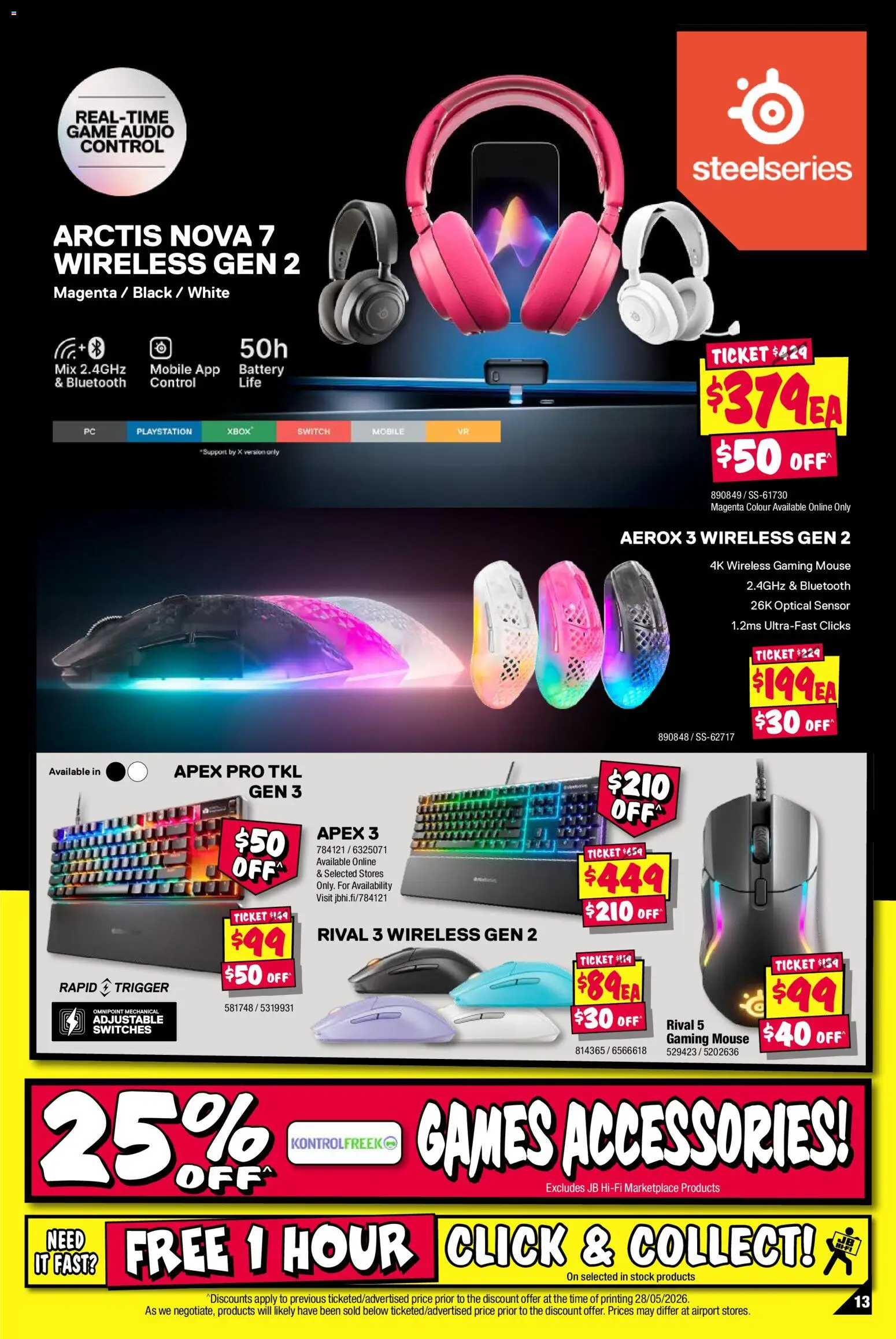 JB Hi-Fi catalogue - valid from 09.06.2026 | Page: 13 | Products: Accessories, Mouse, Xbox, Mobile