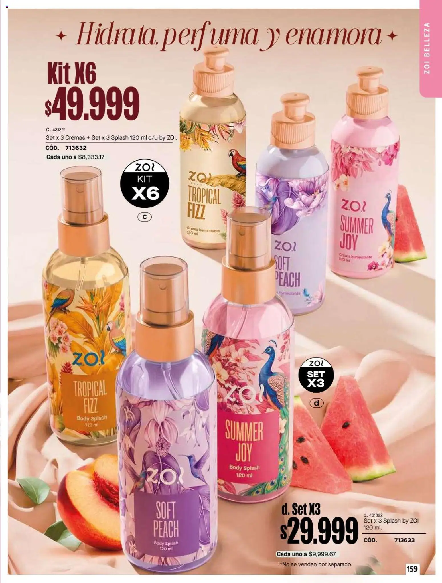 Carmel revista - valida desde el 11/08/2026 | Página: 159 | Productos: Crema, Body
