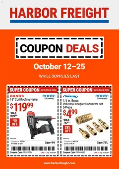 Preview of Harbor Freight weekly ads valid from 10/12/2026