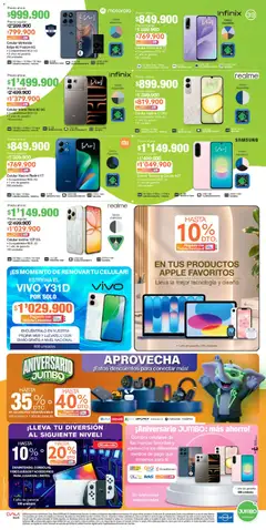 Jumbo catálogo Aniversario -  Vista previa de la revista de la tienda Jumbo valido desde el 24/09/2026 | Página: 39 | Productos: Cámara, Banco, Sobre, Batería