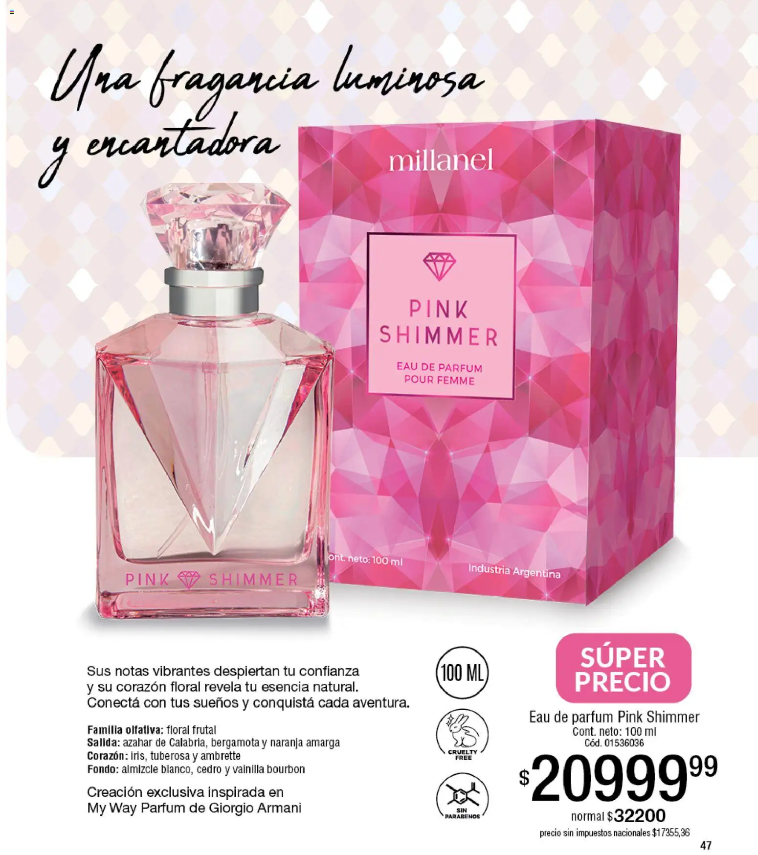 Millanel - Catálogo │ válido desde el 25.05.2026 | Página: 47 | Productos: Fragancia