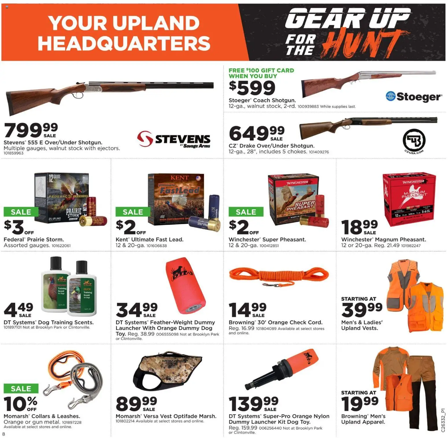 Mills Fleet Farm Ad - valid from 08/10/2026 | Page: 8 | Products: Duck, Vest, Gun, Magnum