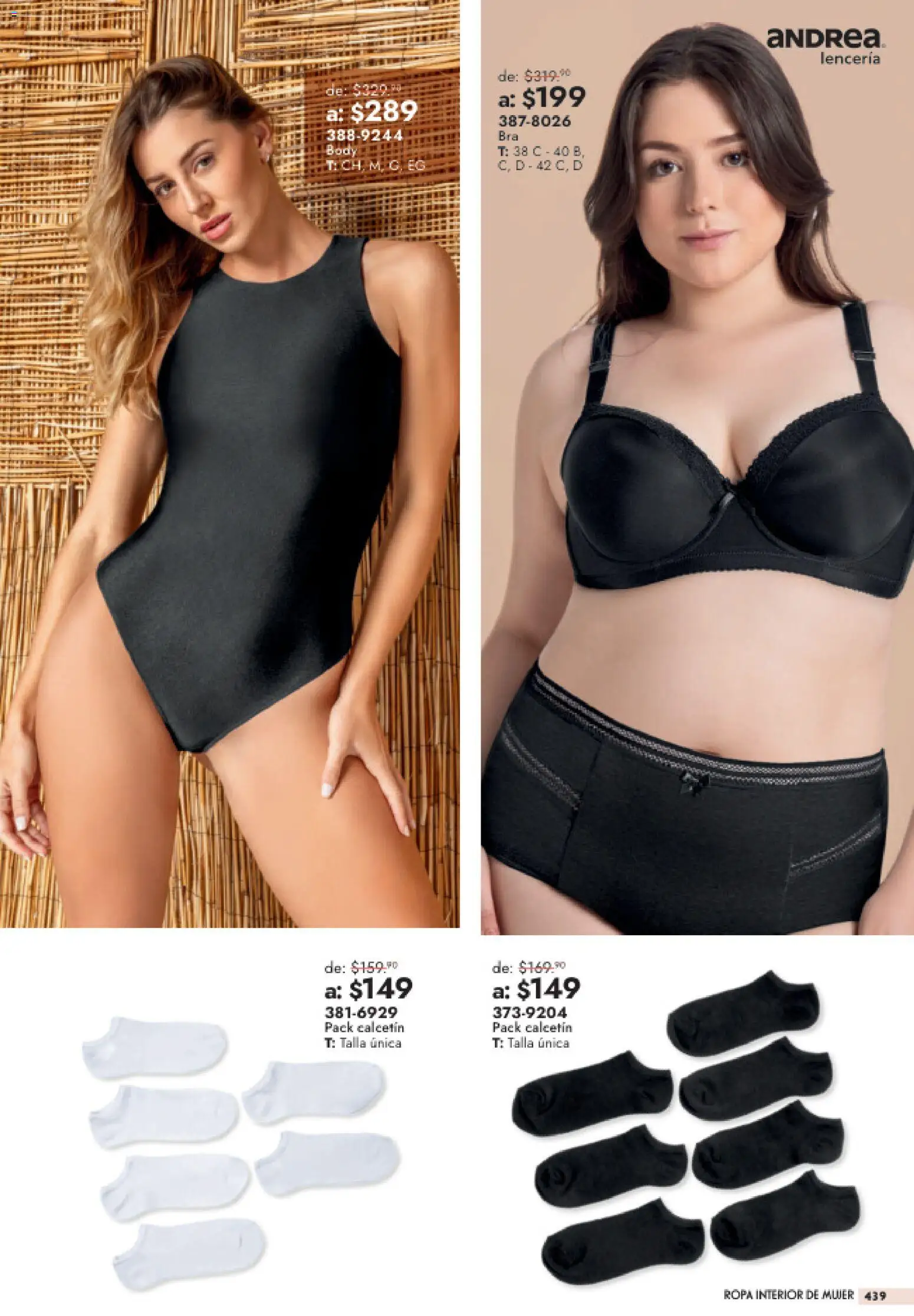 Nuevas ofertas de Andrea válidas en toda la República Mexicana desde el 26/07/2026. ¡Encuentra las mejores ofertas en Andrea catálogo Outlet! | Página: 439