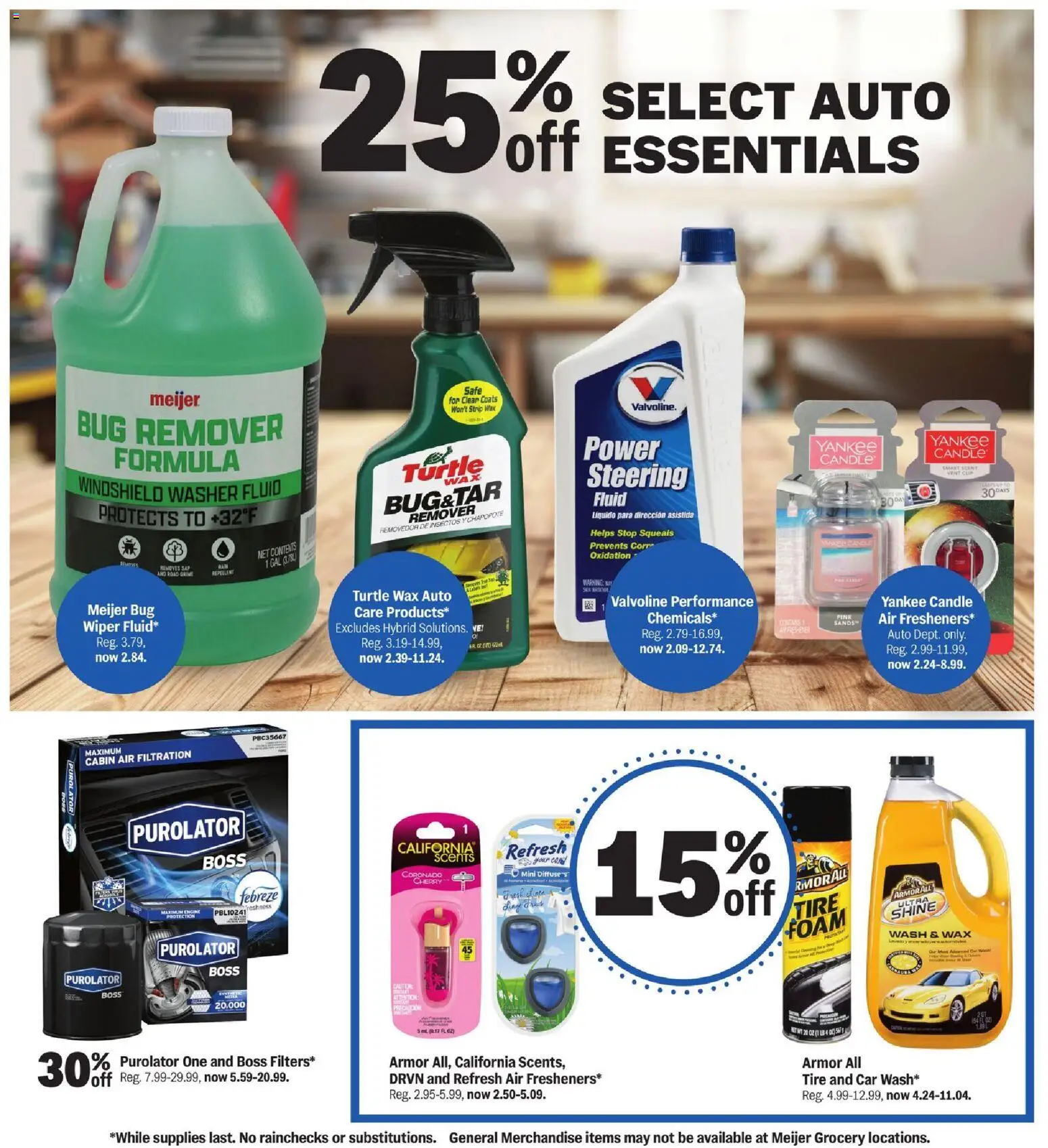 Meijer College Vibes Real Low Prices - valid from 08/05/2026 | Page: 8 | Products: Safe, Tire, Wiper, Windshield