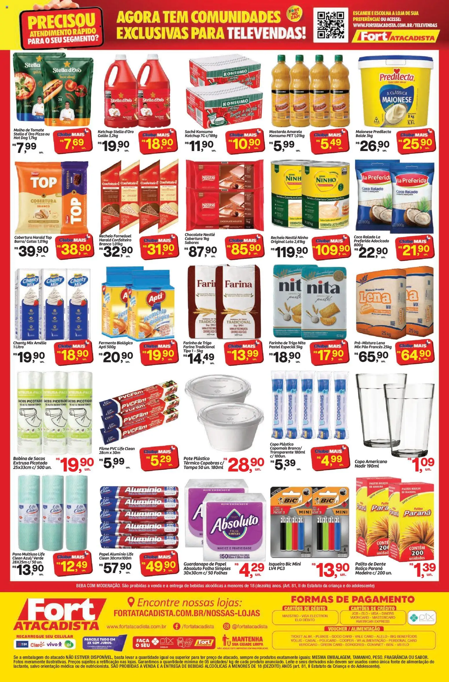 Fort Atacadista Folheto - válido de 10/08/2026 | Página: 2 | Produtos: Fragrância, Farinha, Palito de dente, Guardanapo