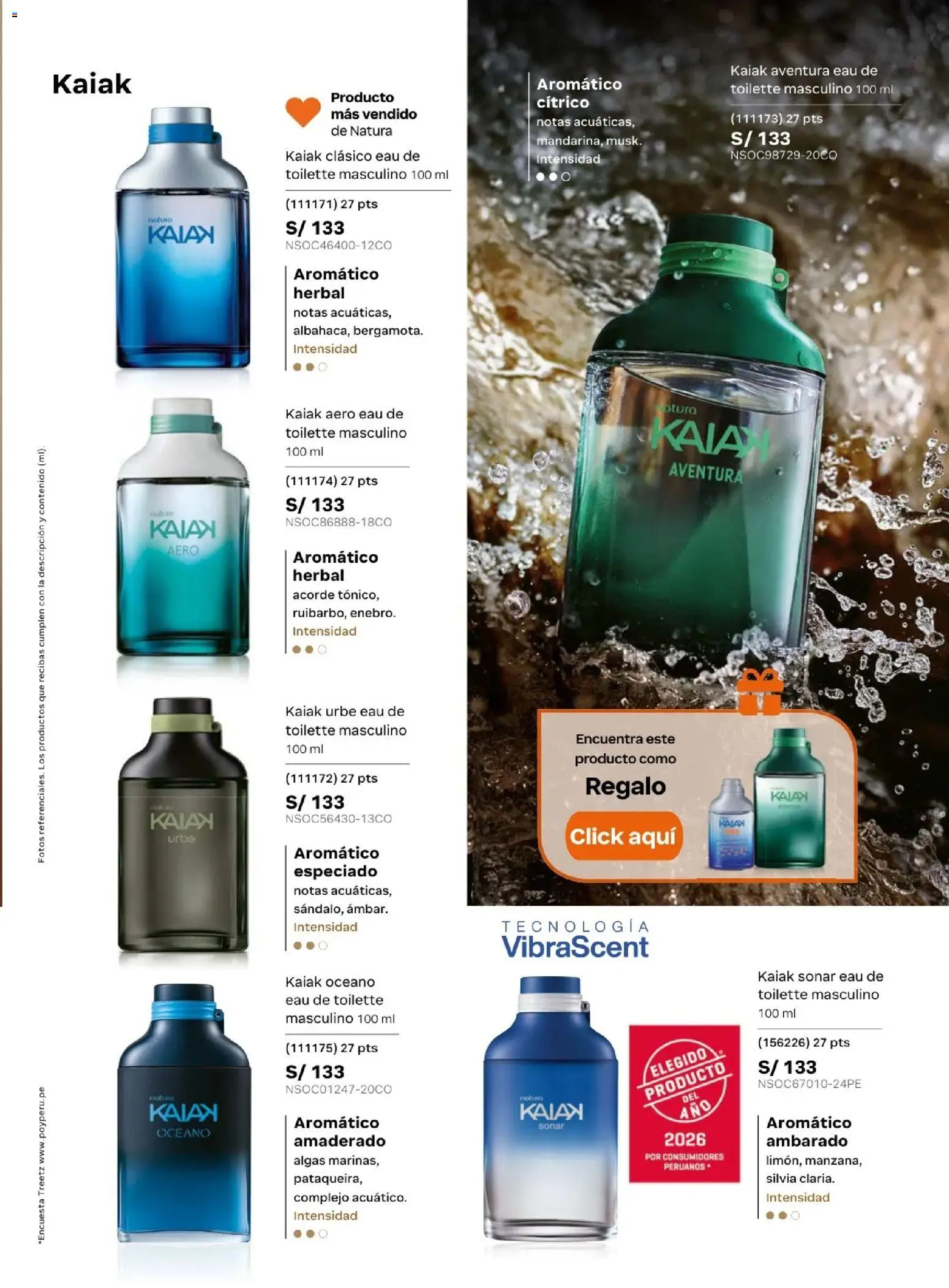 Catálogo Natura válido desde 05.05.2026 | Página: 46 | Productos: EAU de Toilette
