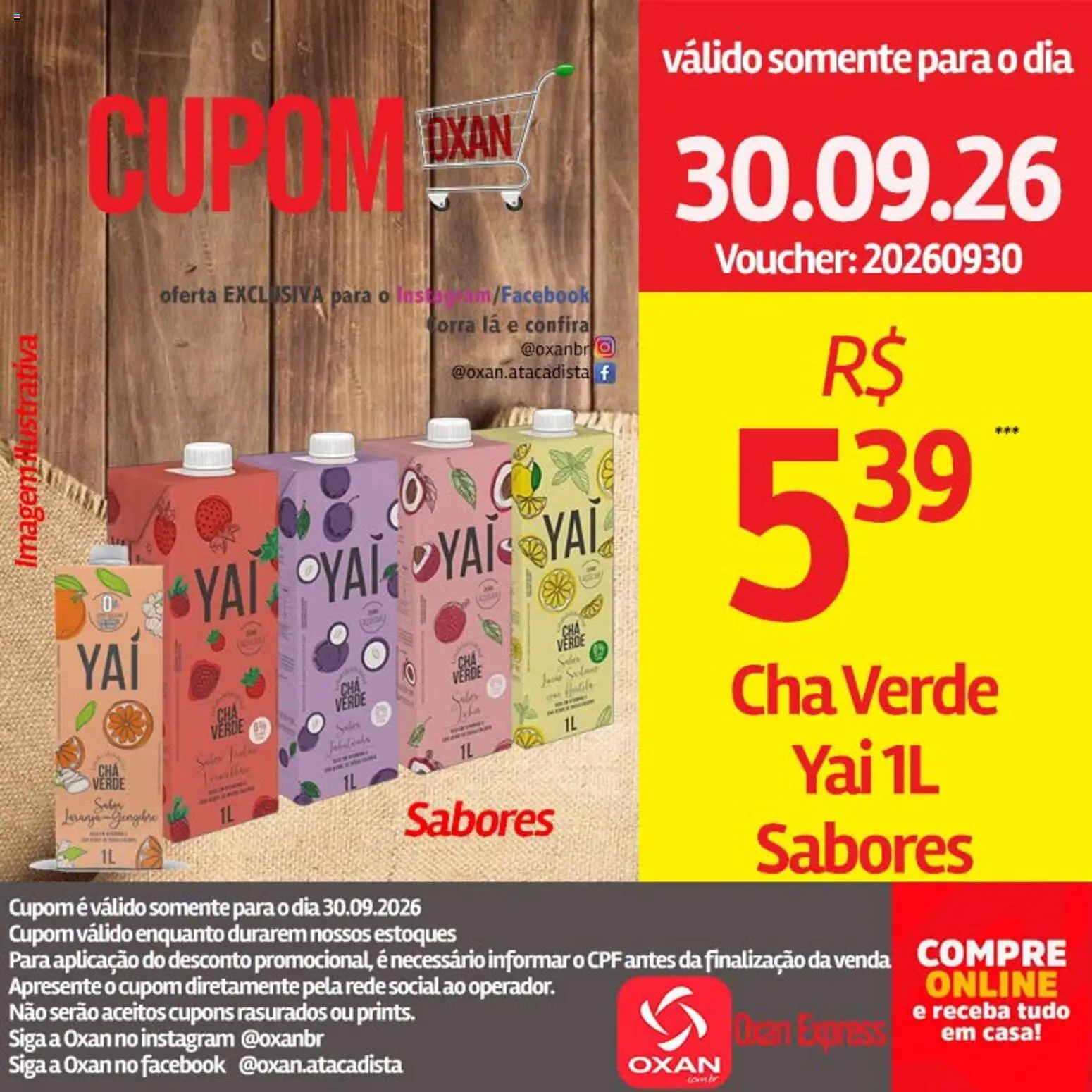 Oxan Atacadista Folheto - válido de 30/09/2026 | Página: 17 | Produtos: Chá, Chá verde
