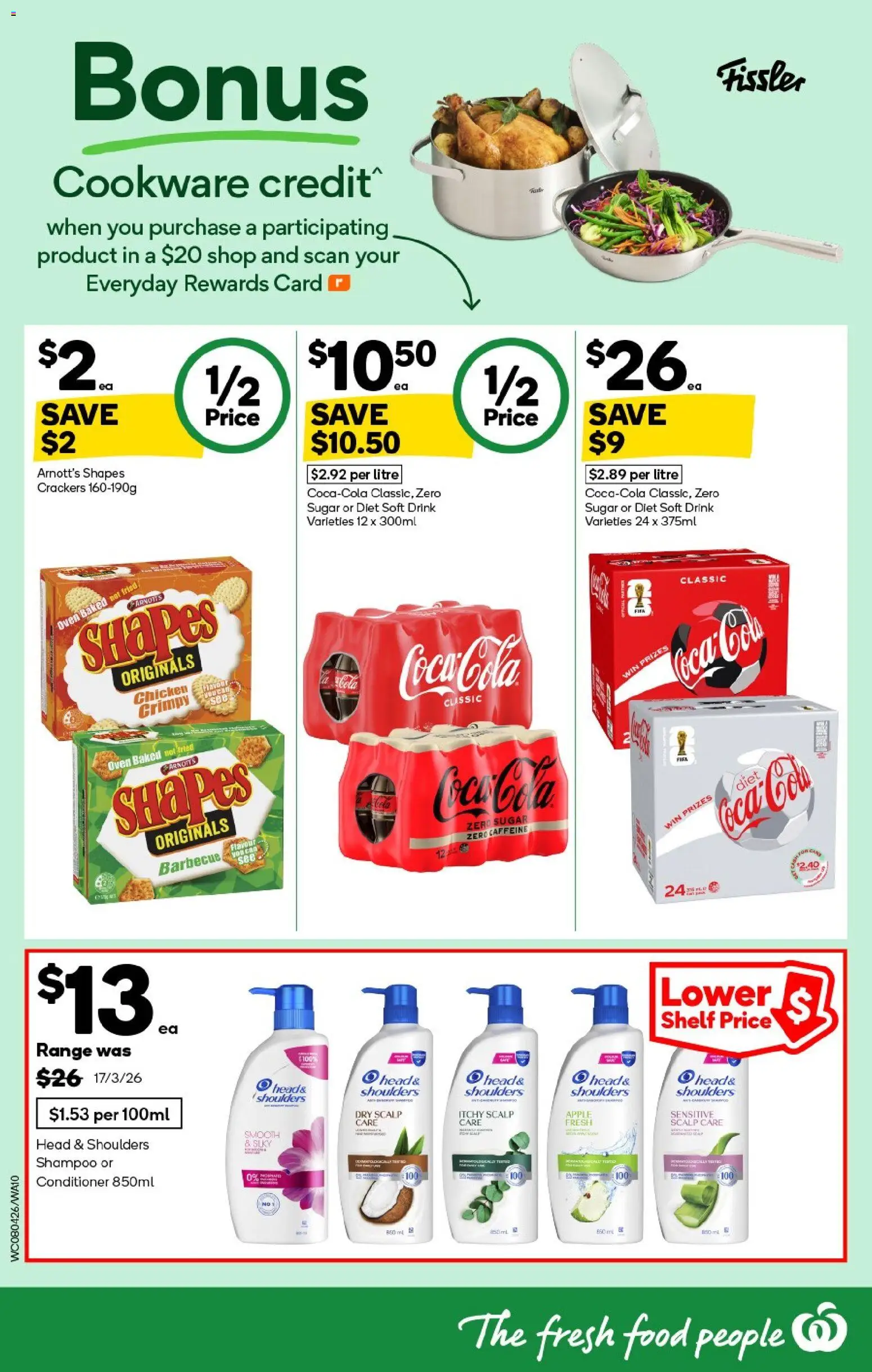 Woolworths catalogue - valid from 08.04.2026 | Page: 10 | Products: Conditioner, Coca Cola, Sugar, Oven