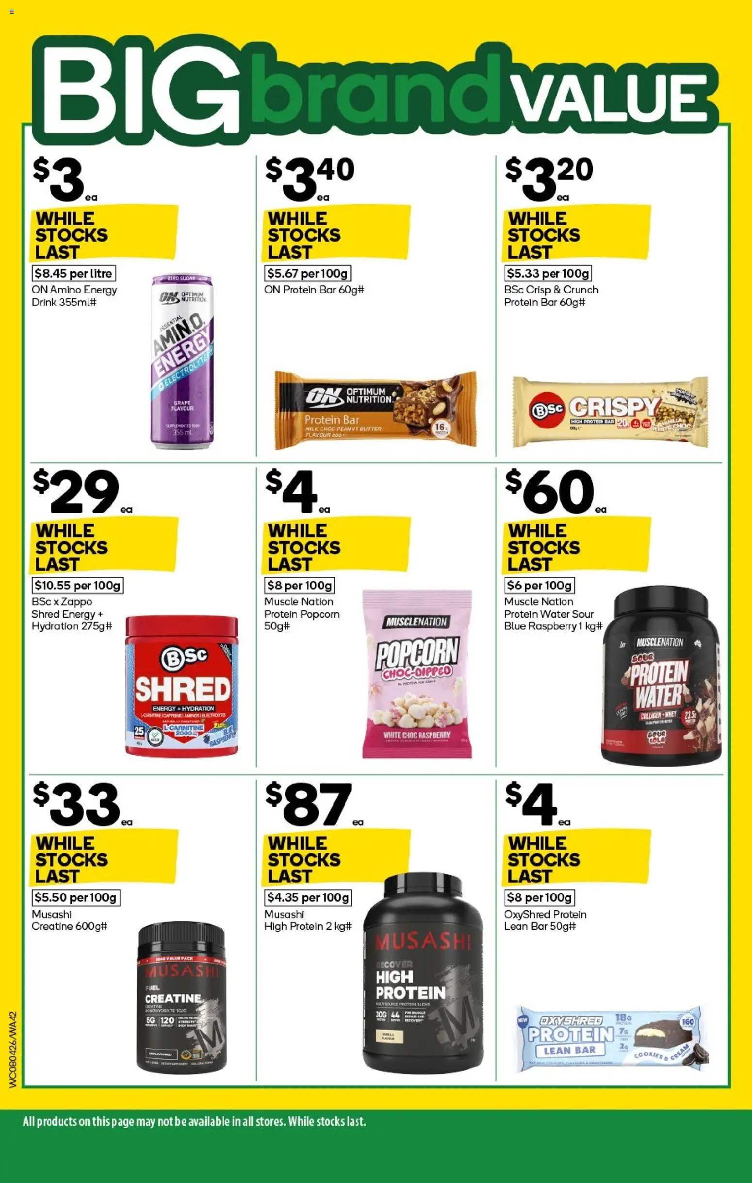 Woolworths catalogue - valid from 08.04.2026 | Page: 42 | Products: Popcorn, Water, Sugar, Raspberry
