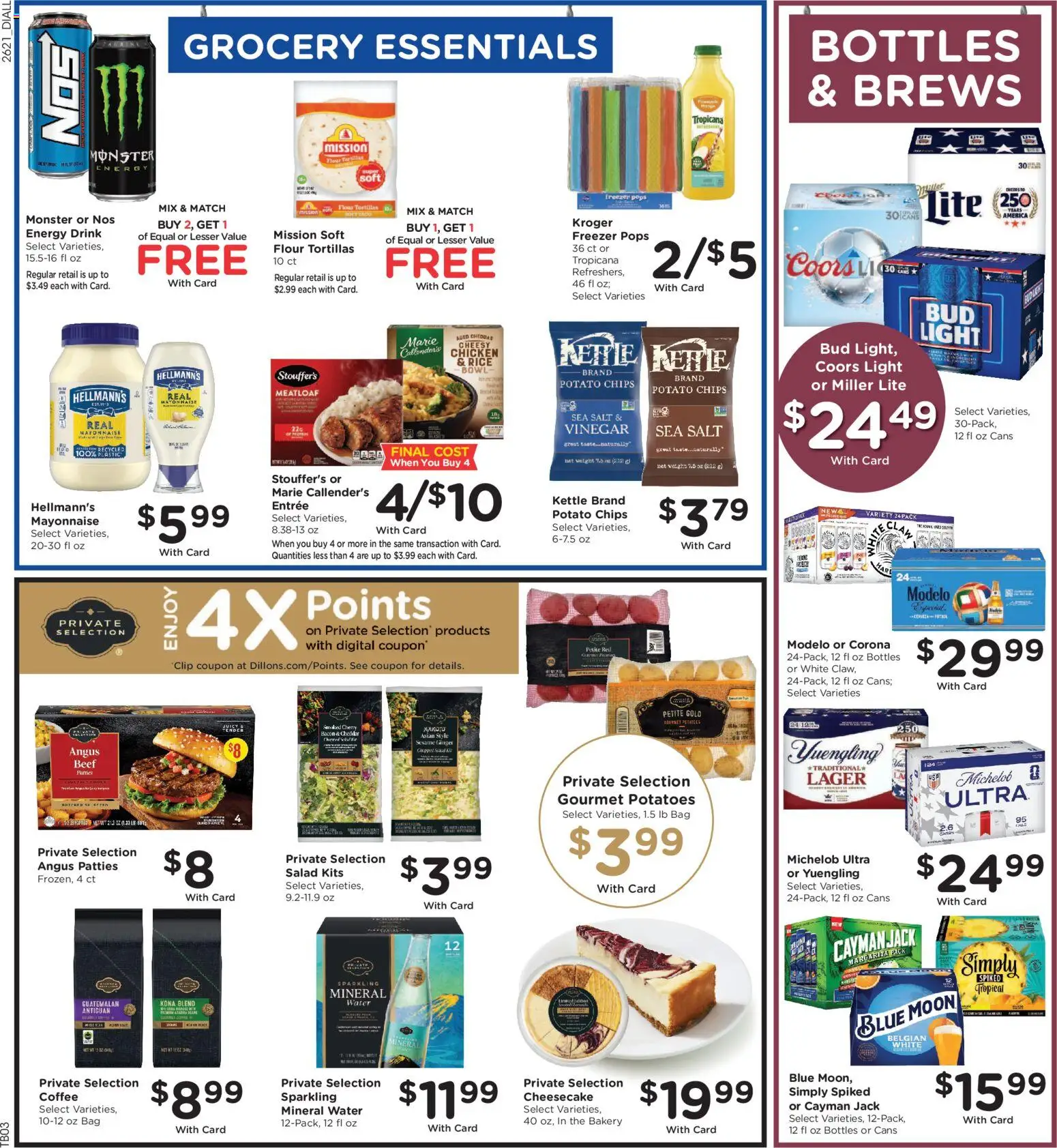 Dillons Weekly Ad - valid from 06/24/2026 | Page: 9 | Products: Clip, Chips, Mayonnaise, Cheesecake