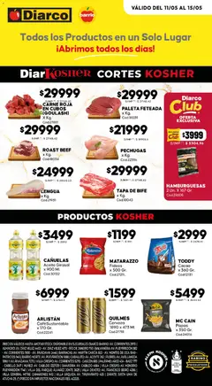 Vista previa Diarco - Ofertas Kosher válido desde el 11.05.2026
