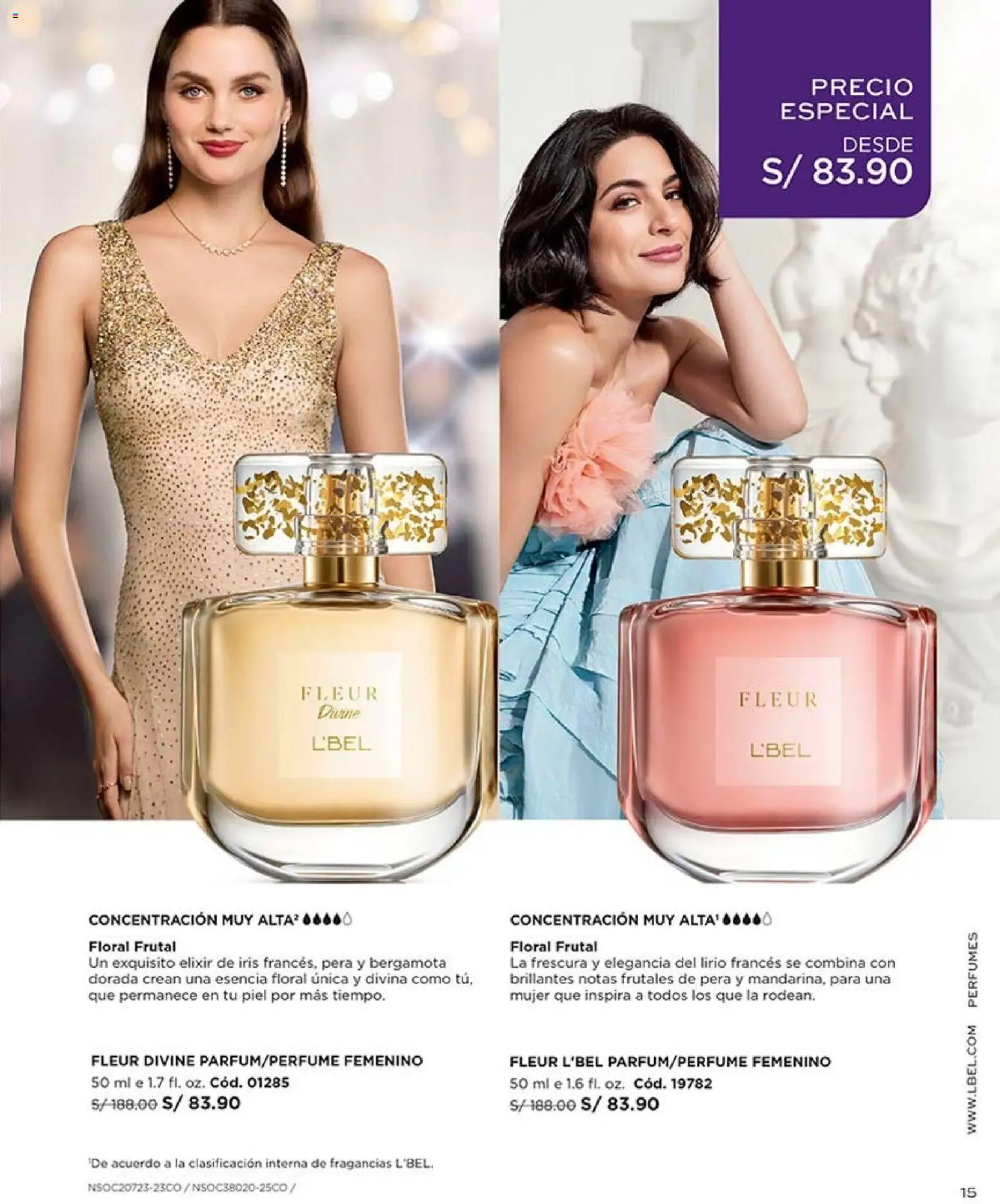Catálogo L'Bel válido desde 22/08/2026 | Página: 15 | Productos: Perfumes