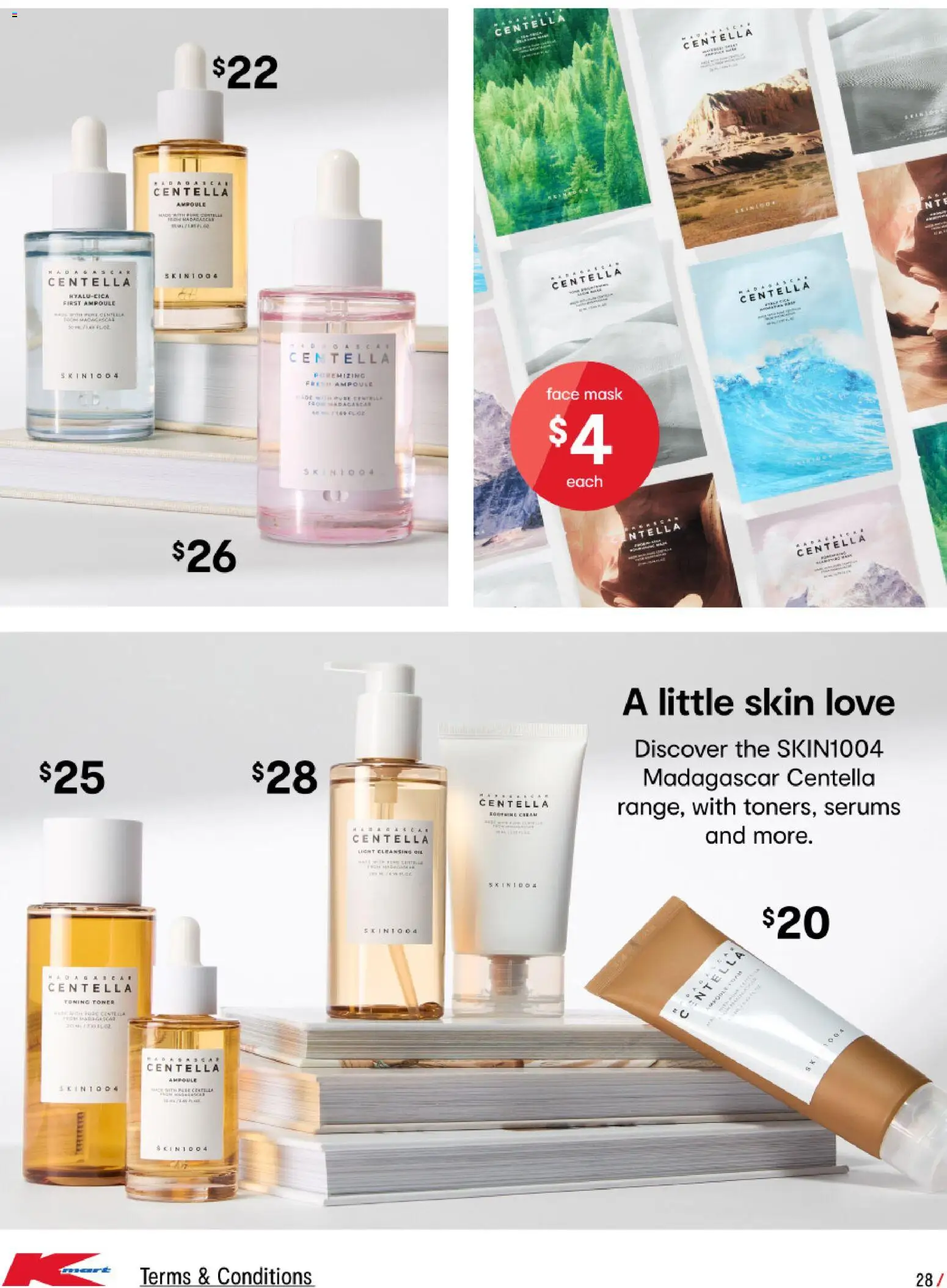 Kmart catalogue - valid from 27/08/2026 | Page: 28 | Products: Light, Mask, Face mask, Toner