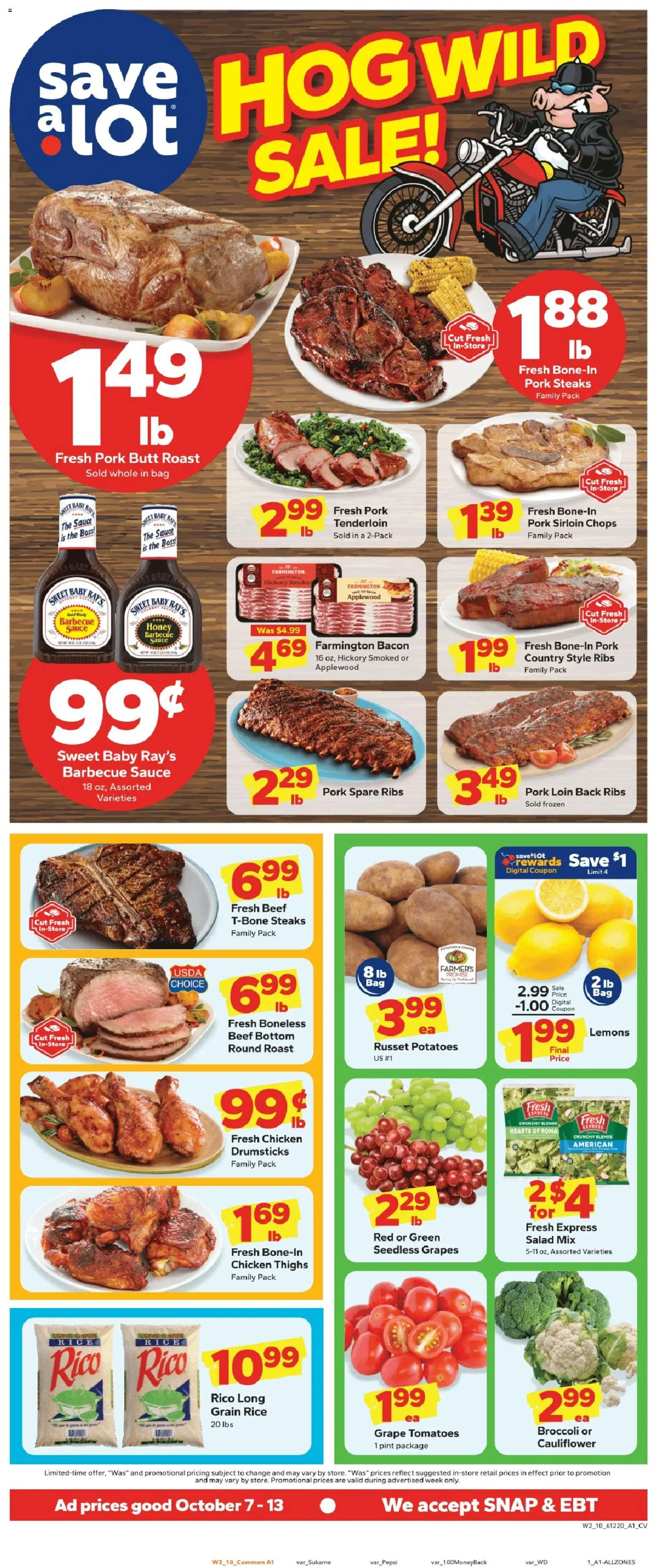 Save a Lot Weekly Ad - valid from 10/07/2026 | Page: 1