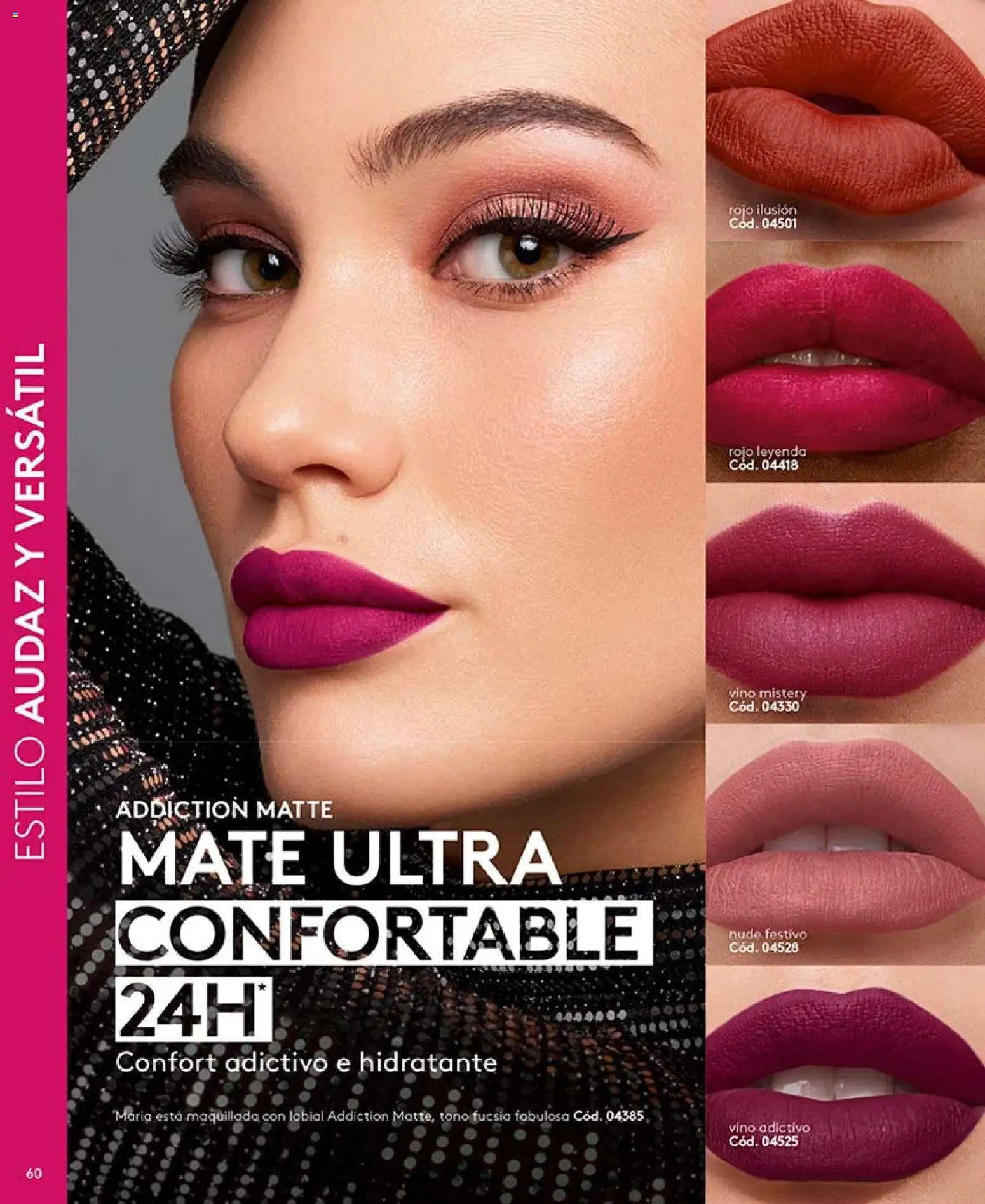Catálogo Ésika Campaña 9 │ válido desde el 17.05.2026 | Página: 64 | Productos: Mate, Vino, Labial