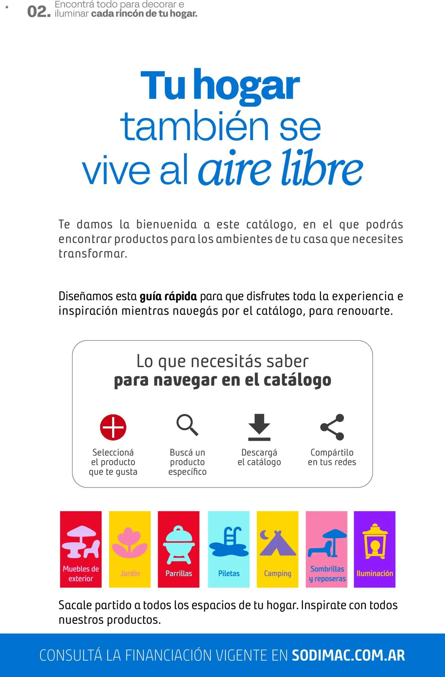 Sodimac - Catálogo Aire Libre │ válido desde el 14/09/2026 | Página: 2 | Productos: Iluminación, Té