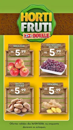 Dovale ofertas Hortifruti - Pré-Visualização do folheto da loja Dovale, válido de 16/09/2026