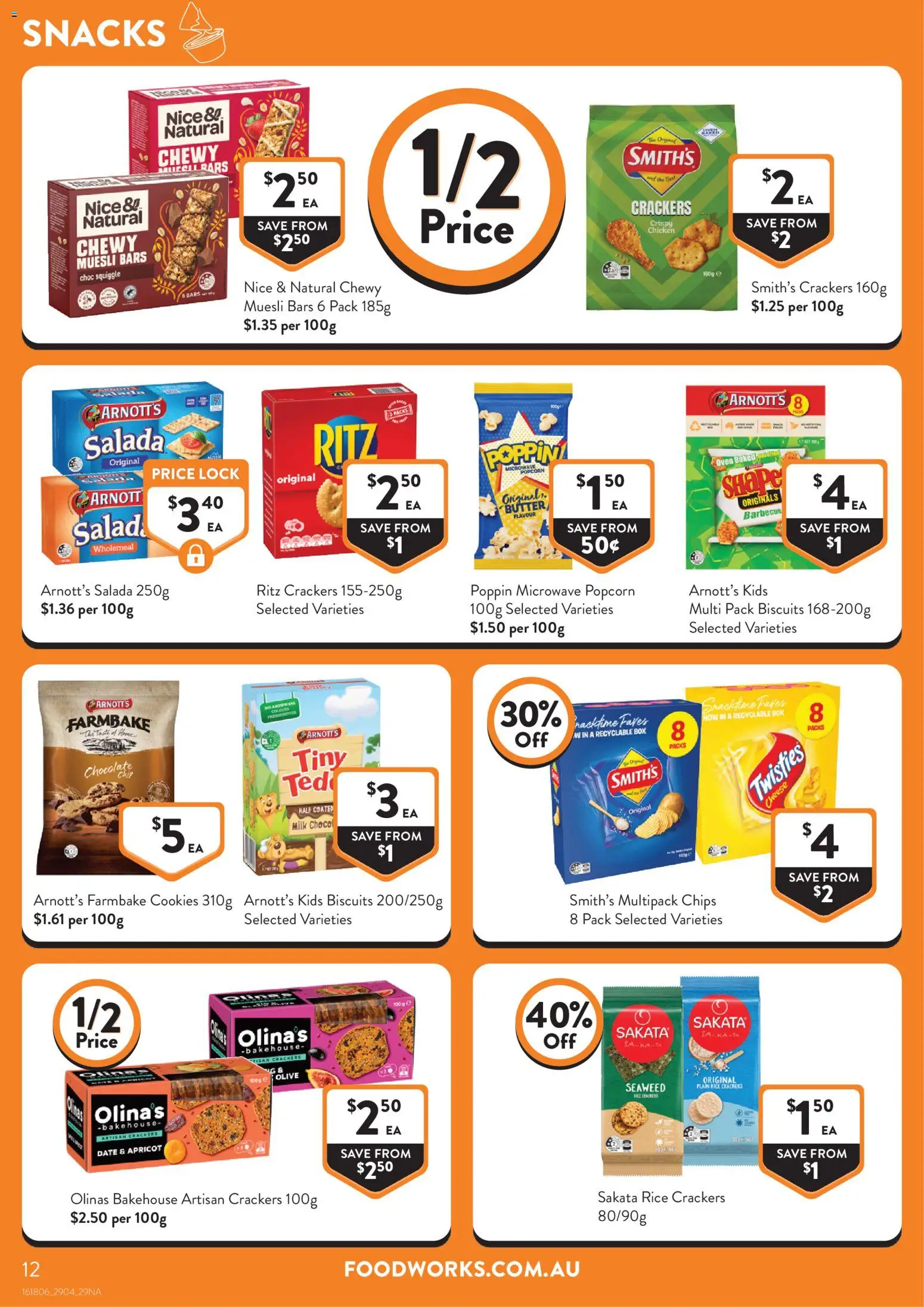 Foodworks catalogue - valid from 29.04.2026 | Page: 12 | Products: Butter, Cheese, Date, Oven