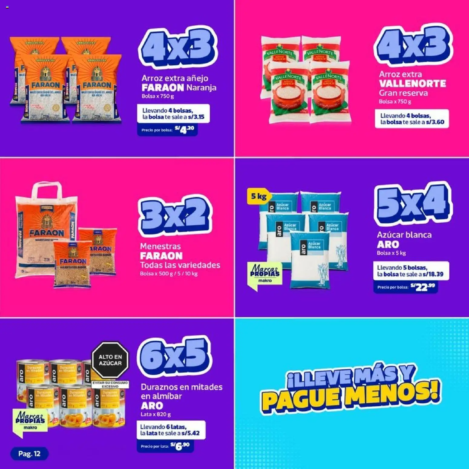 Catálogo Makro válido desde 04.06.2026 | Página: 12 | Productos: Arroz, Té, Bolsa