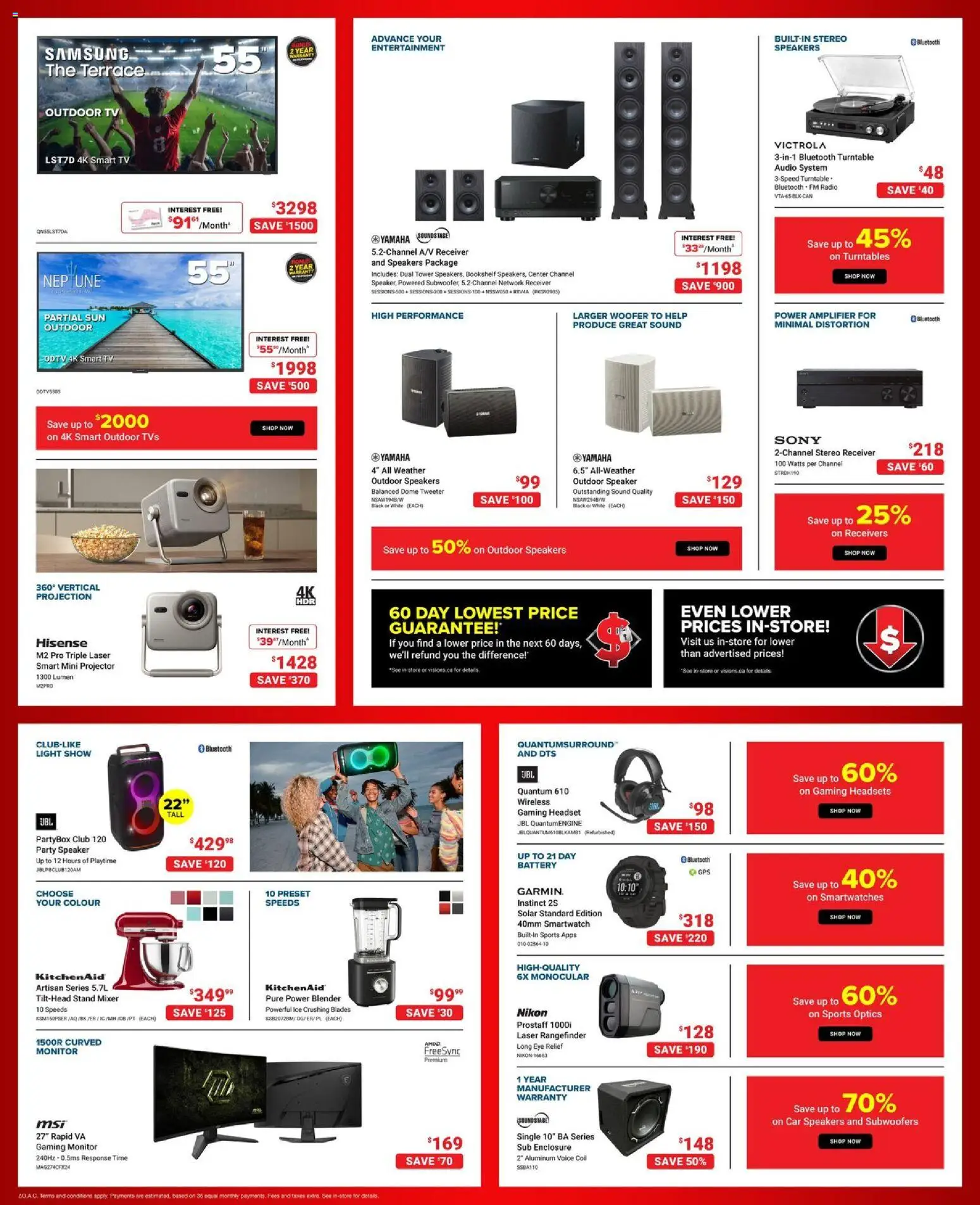 Visions flyer valid from Jun 26, 2026 | Page: 4 | Products: Tv, Audio, Speaker, Battery