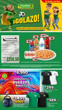 Vista previa de Bodega Aurrerá folleto Golazo, nuevo folleto de la tienda, válido en México a partir del 05.06.2026
