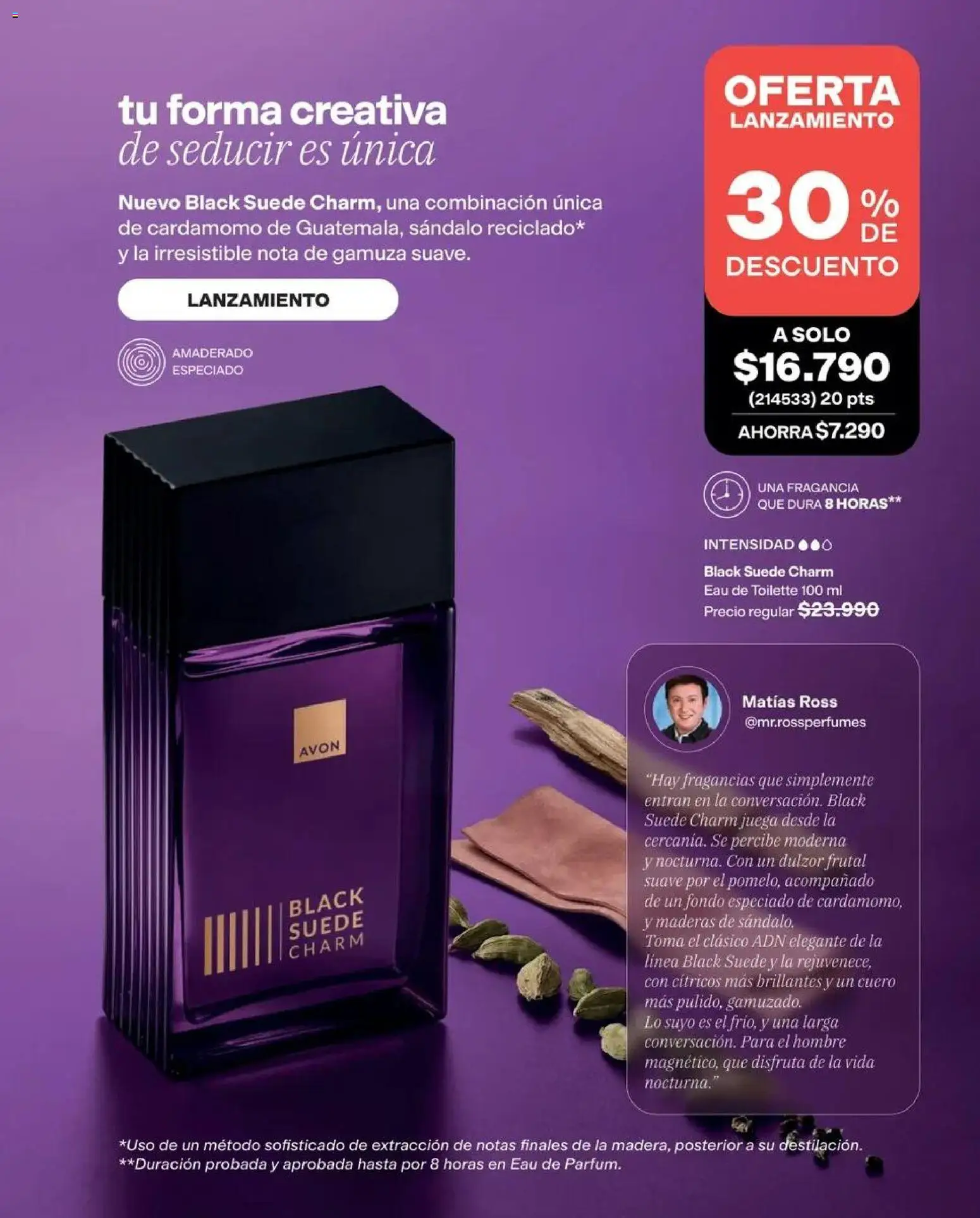 Catálogo Avon Campaña 13 │ válido desde el 31.08.2026 | Página: 60 | Productos: Cardamomo, Juega, Fragancia, Eau de toilette