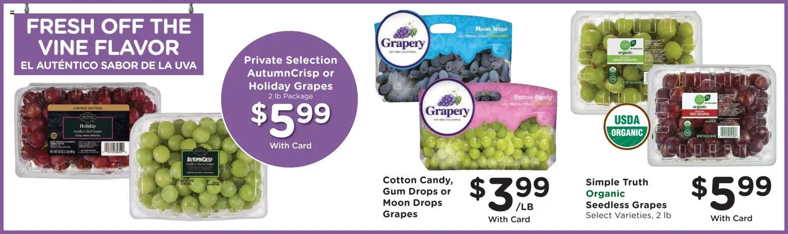 Smith's Weekly Ad - valid from 09/02/2026 | Page: 6 | Products: Candy, Grapes, Seedless grapes