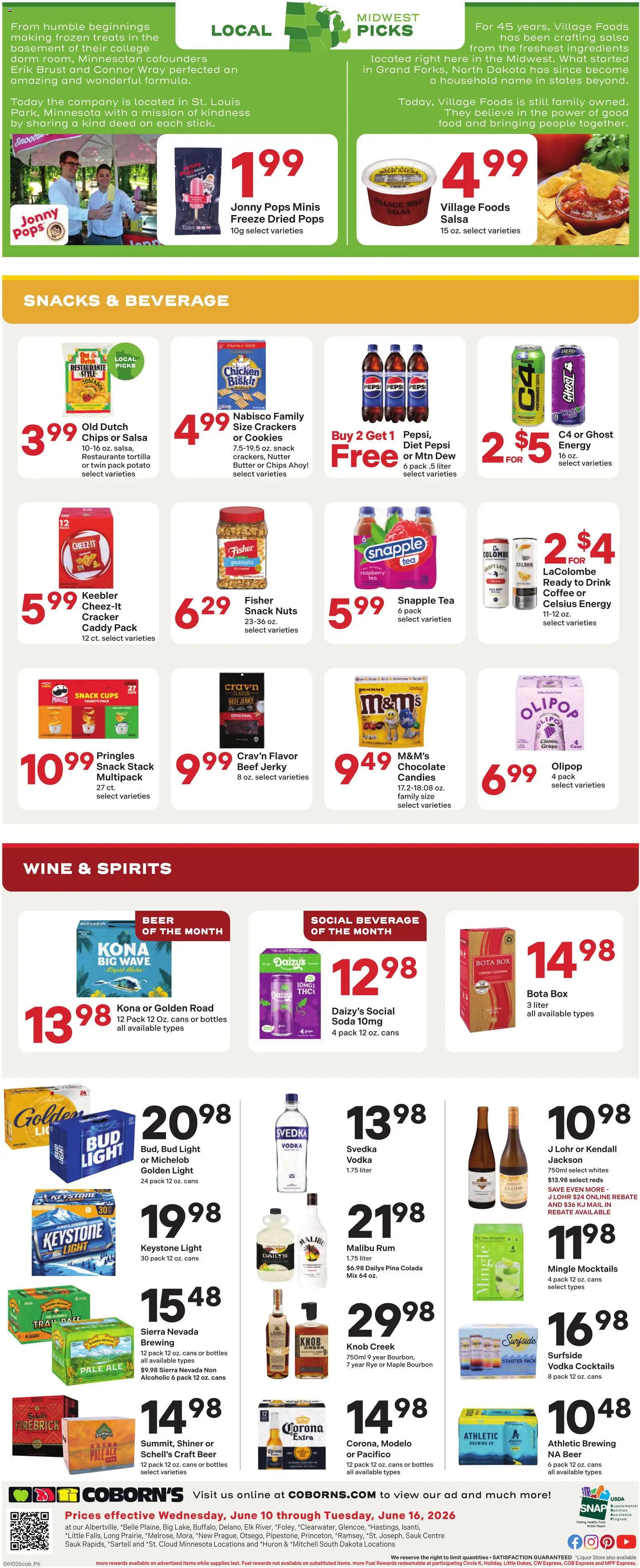 Coborn's Weekly Ad - valid from 10.06.2026 | Page: 5 | Products: Chocolate, Candies, Nuts, Cookies